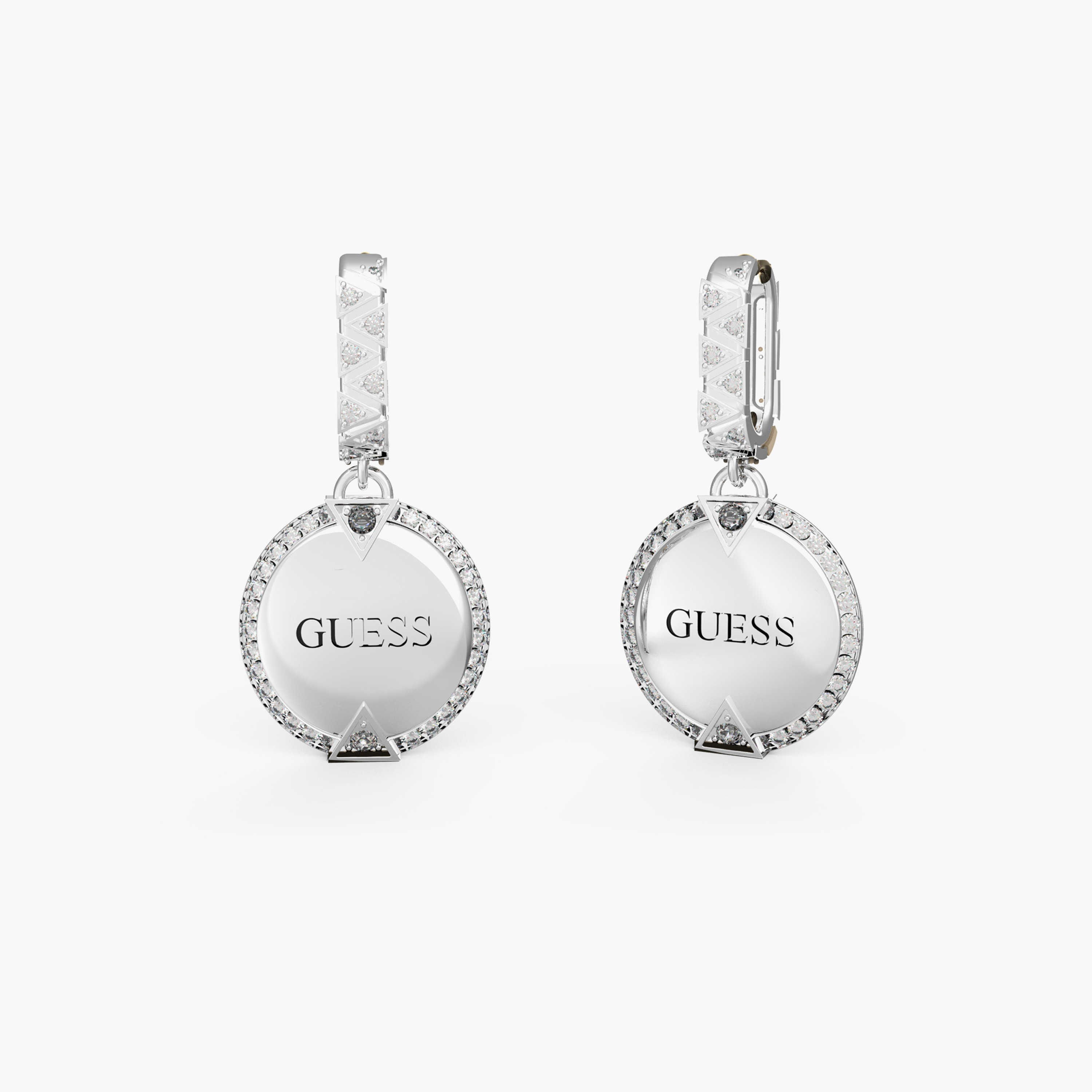 Guess All Of Us Women Embellished Drop Earrings Stainless Steel | JUBE04051-women-watchesandjewellery-jewellery-earrings-image-3