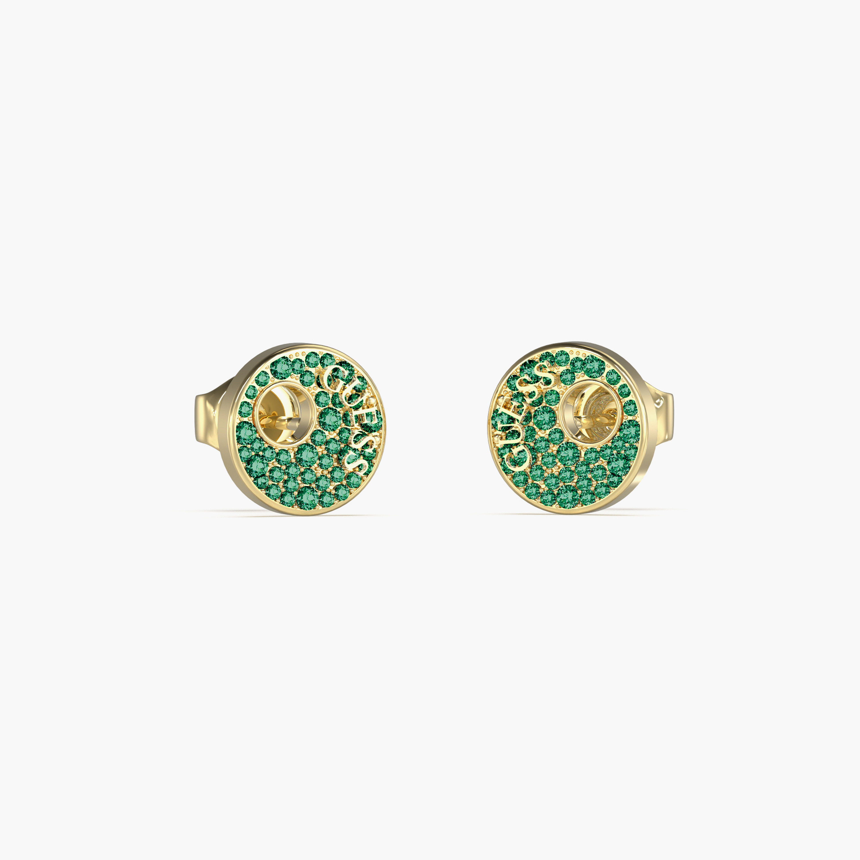 Guess Blooming Summer Women Gold Embellished Stud Earrings Stainless Steel | JUBE05228JWYGGNT-women-watchesandjewellery-jewellery-earrings-image-1