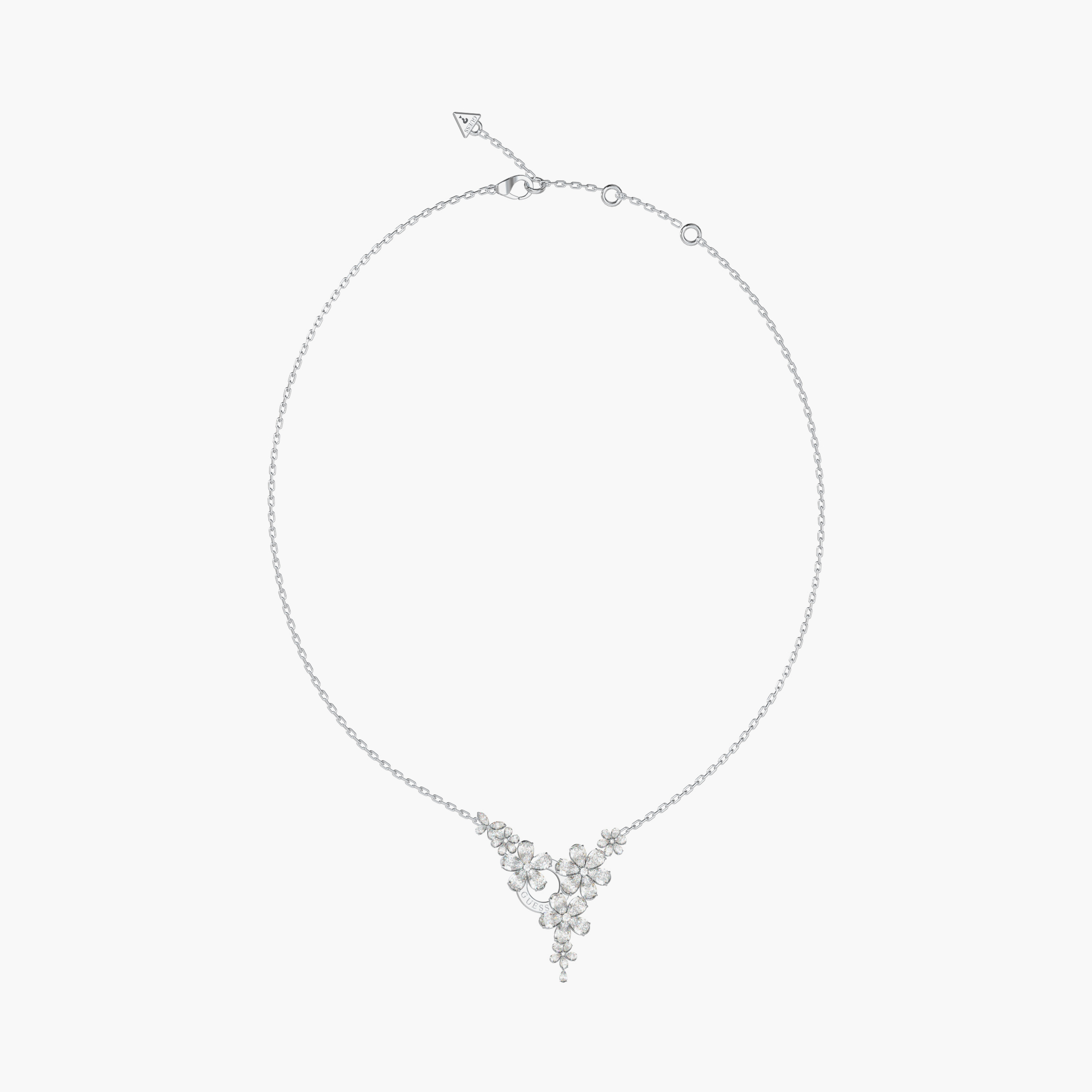 Guess Lily Women Floral Pendant Necklace Stainless Steel | JUBN05100-women-watchesandjewellery-jewellery-necklacesandpendants-image-3