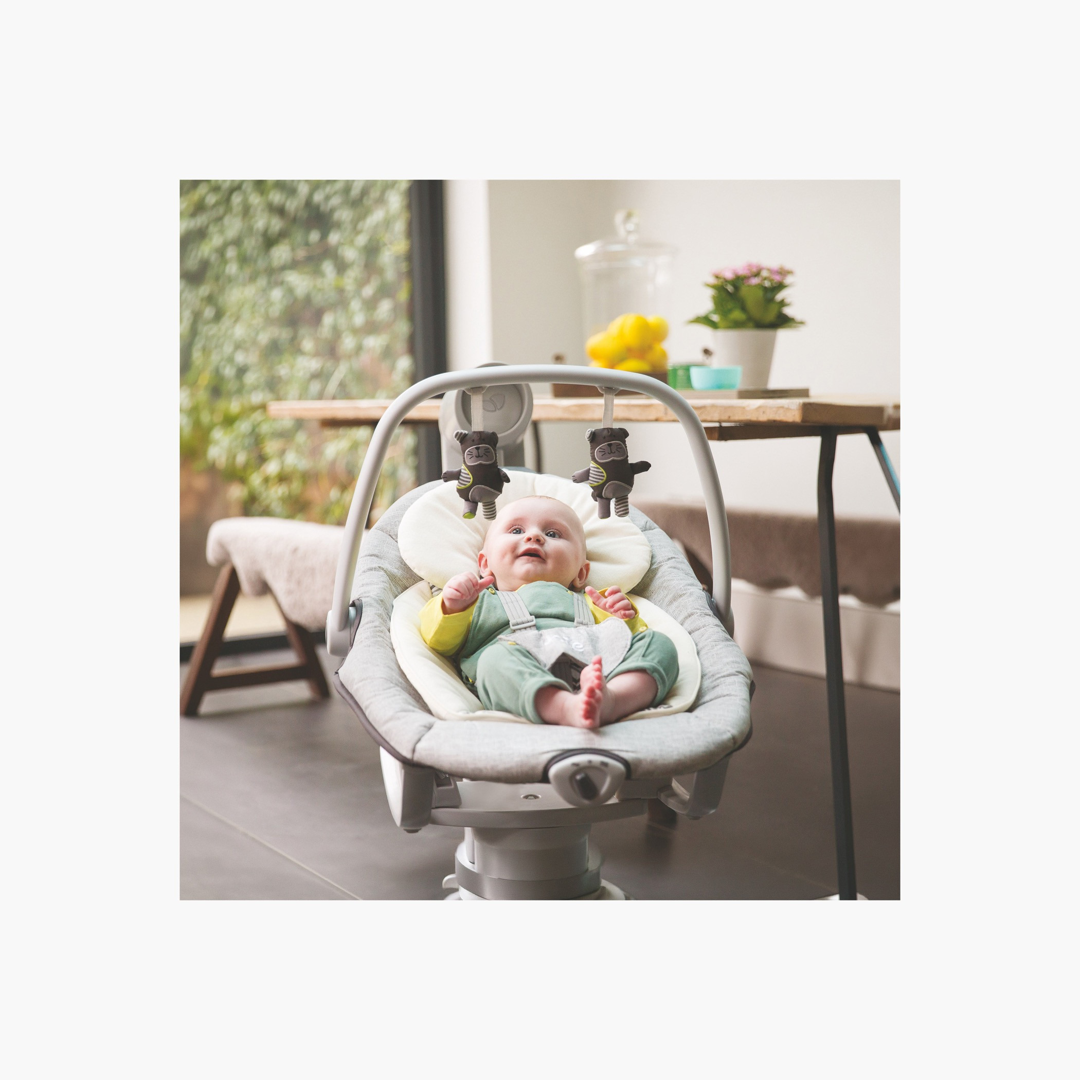 أرجوحة وسرير هزاز 2 في 1 سيرينا من جوي-baby-infantactivity-rockers-image-11