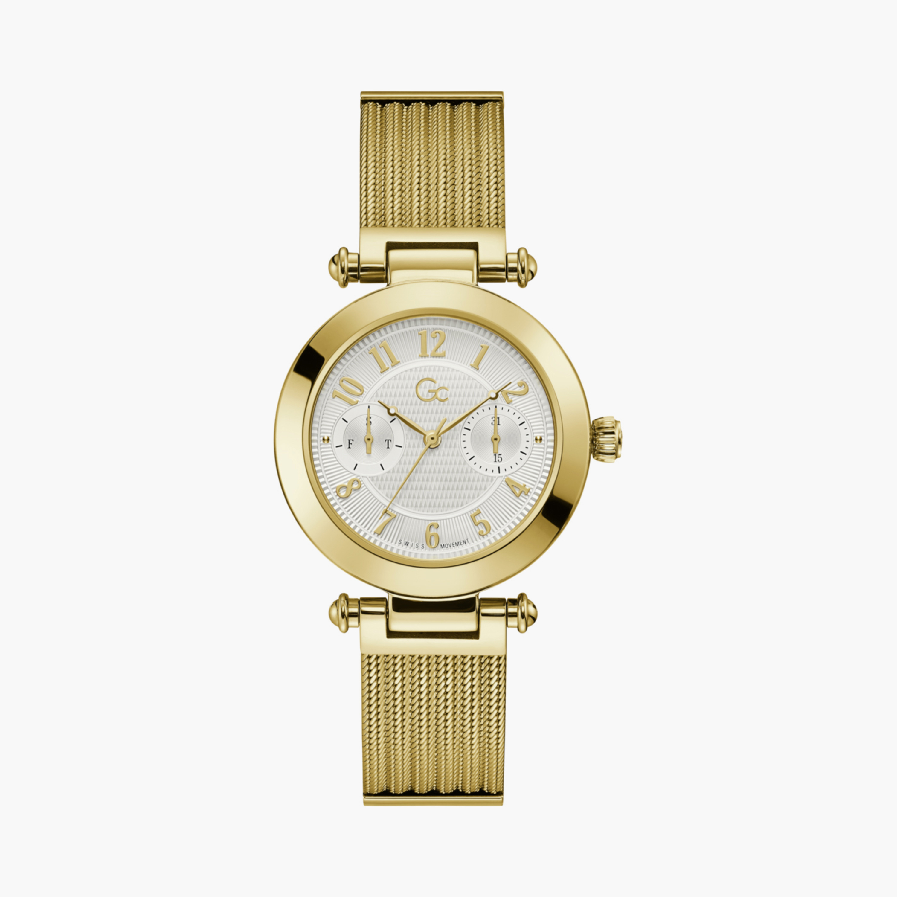 GC Women's 36 MM Gold Analog Stainless Steel Watch | Y48003L7MF-women-watchesandjewellery-watches-image-1