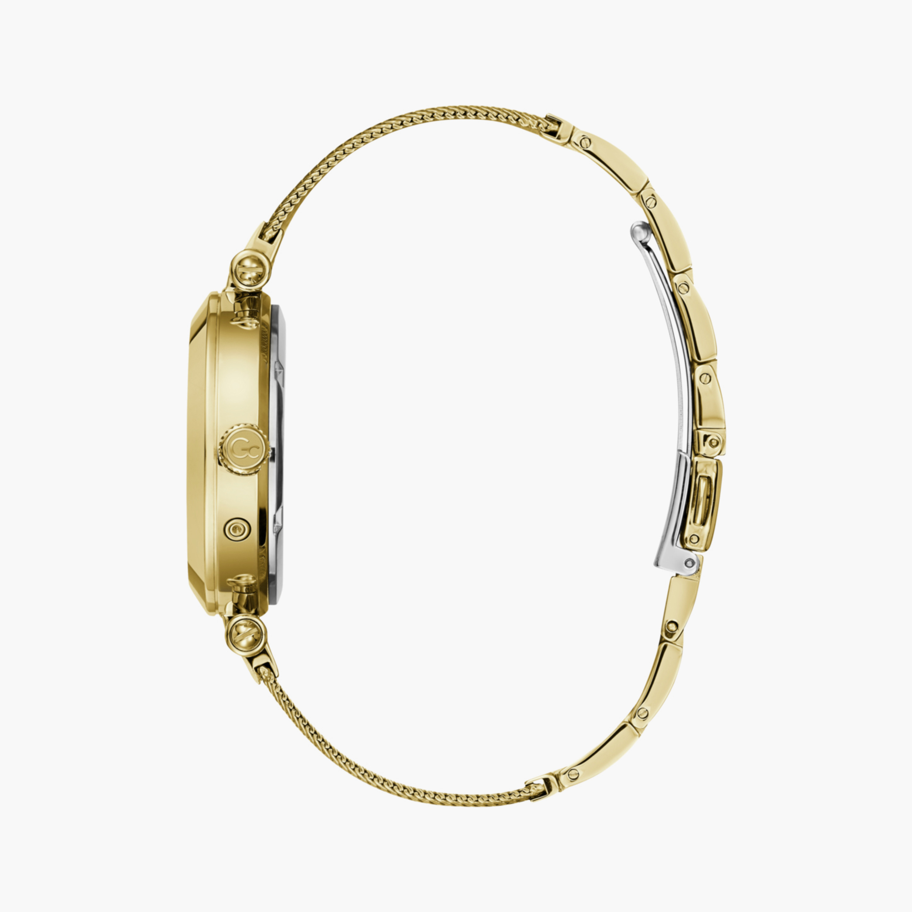 ساعة GC للنساء بعرض تناظري من الستانلس ستيل ذهبي مقاس 36 مم | Y48003L7MF-women-watchesandjewellery-watches-image-2