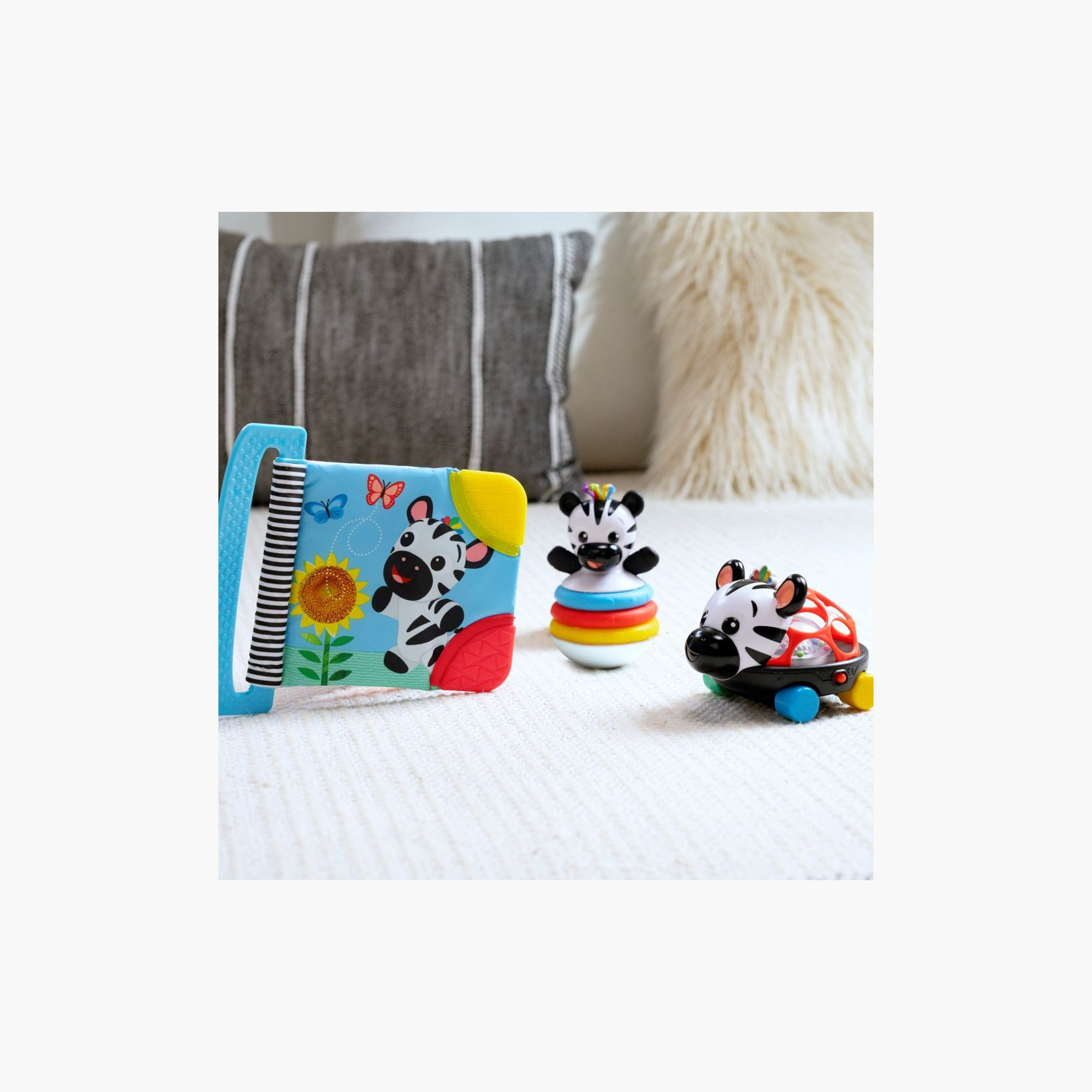 Baby Einstein 3-Piece Zen the Zebra Gift Set - 3 Months+-baby-feeding-teethers-image-7