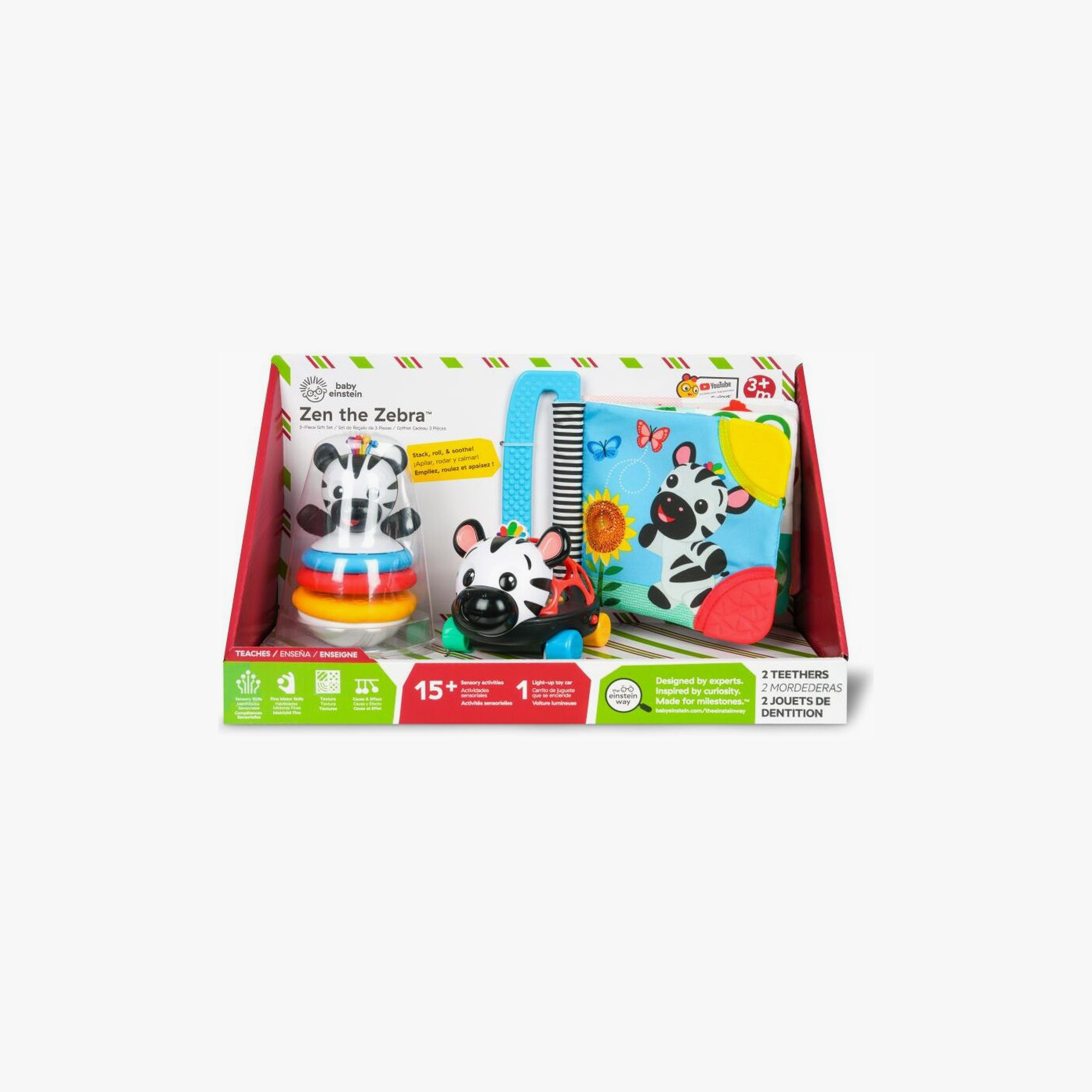 Baby Einstein 3-Piece Zen the Zebra Gift Set - 3 Months+-baby-feeding-teethers-image-8