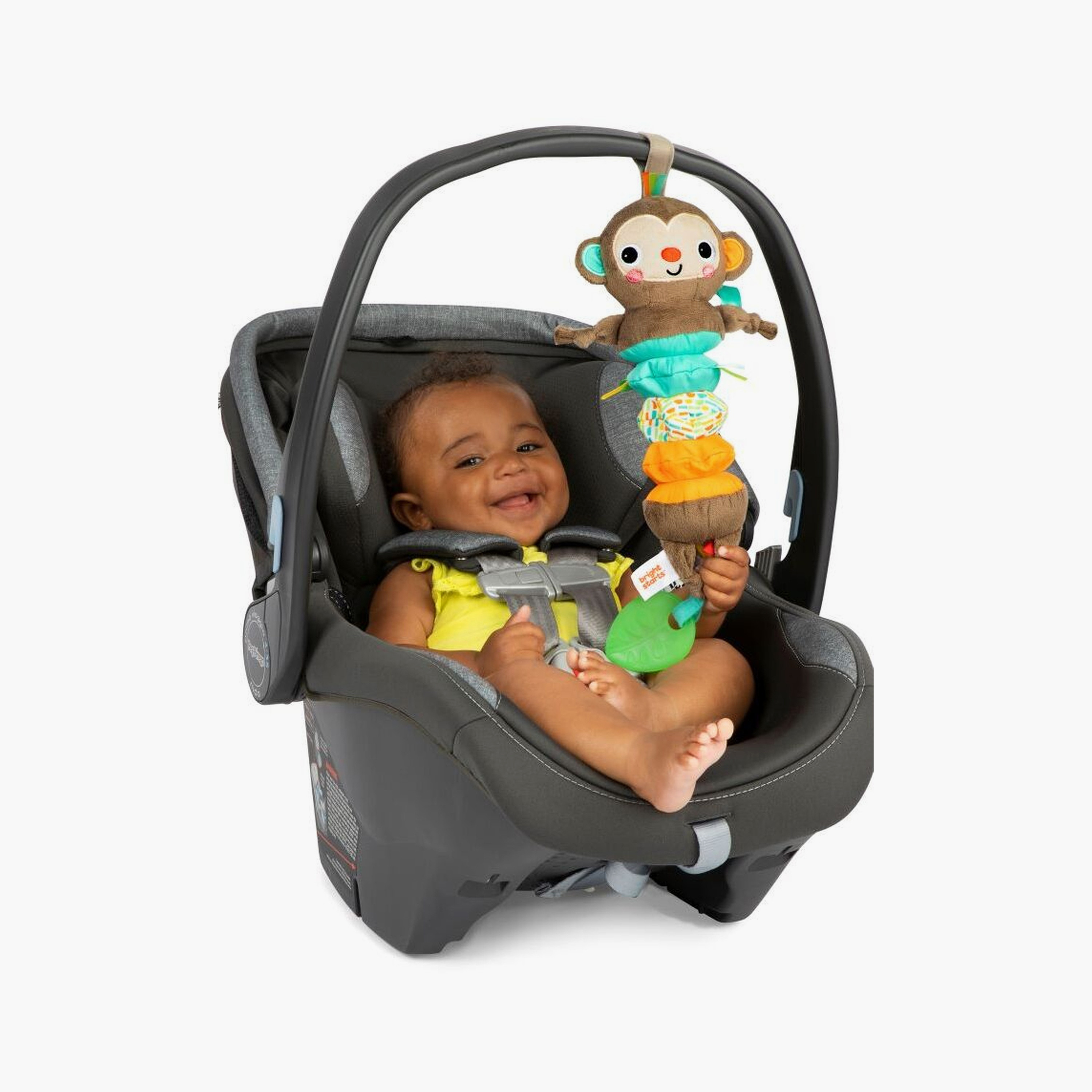 Bright Starts Pull, Play & Boogie Stretch Monkey Toy with Music - Newborns+-toys-babyandtoddlertoys-strollertoys-image-3
