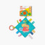 بطانية أمان حسية ناعمة فازي فيليز من برايت ستارتس - من عمر 0 أشهر فما فوق-toys-babyandtoddlertoys-strollertoys-image-1