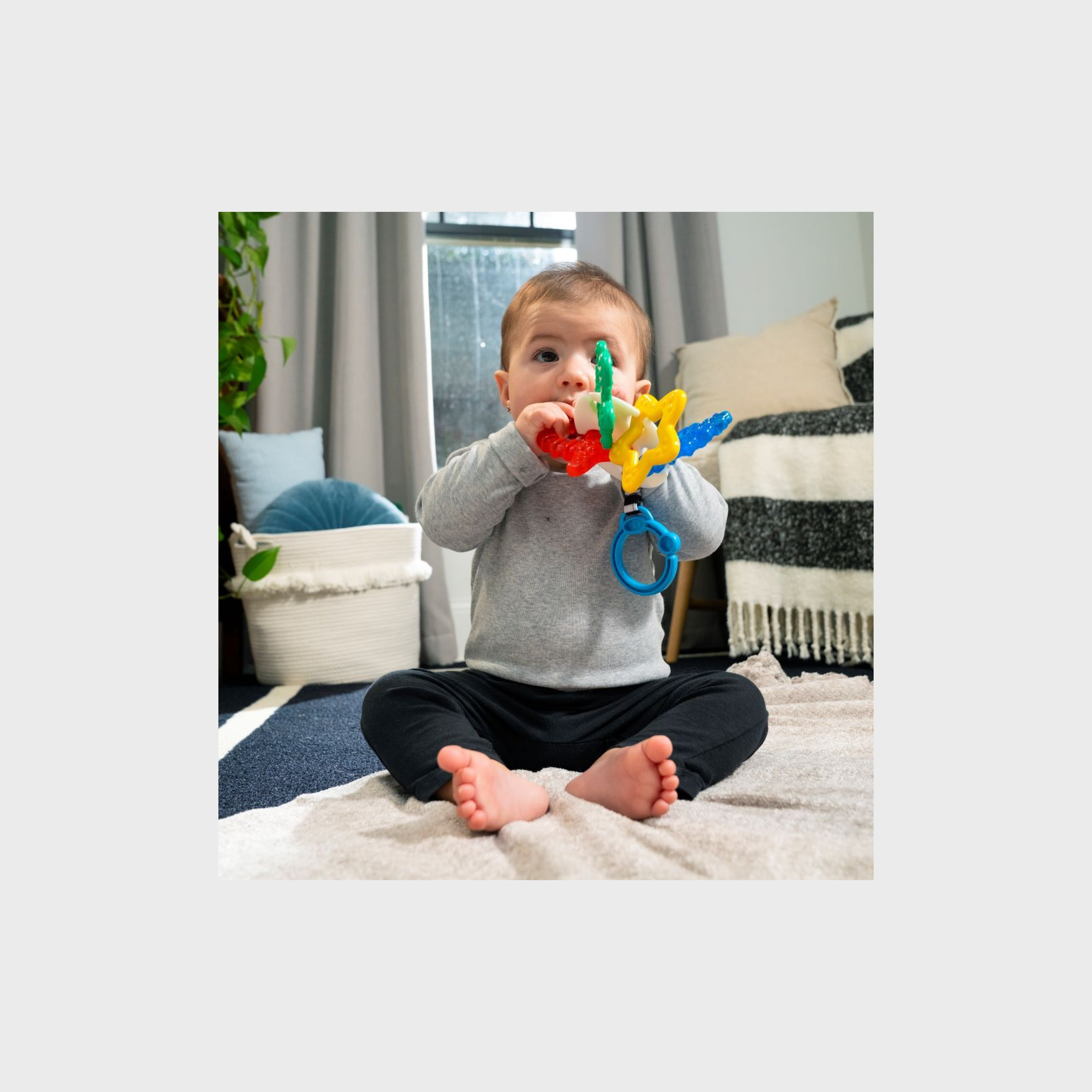 Baby Einstein Ocean Explorers Sea of Sensory BPA Free Teether Toy - 3 Months+-toys-babyandtoddlertoys-rattlesandteethers-image-2