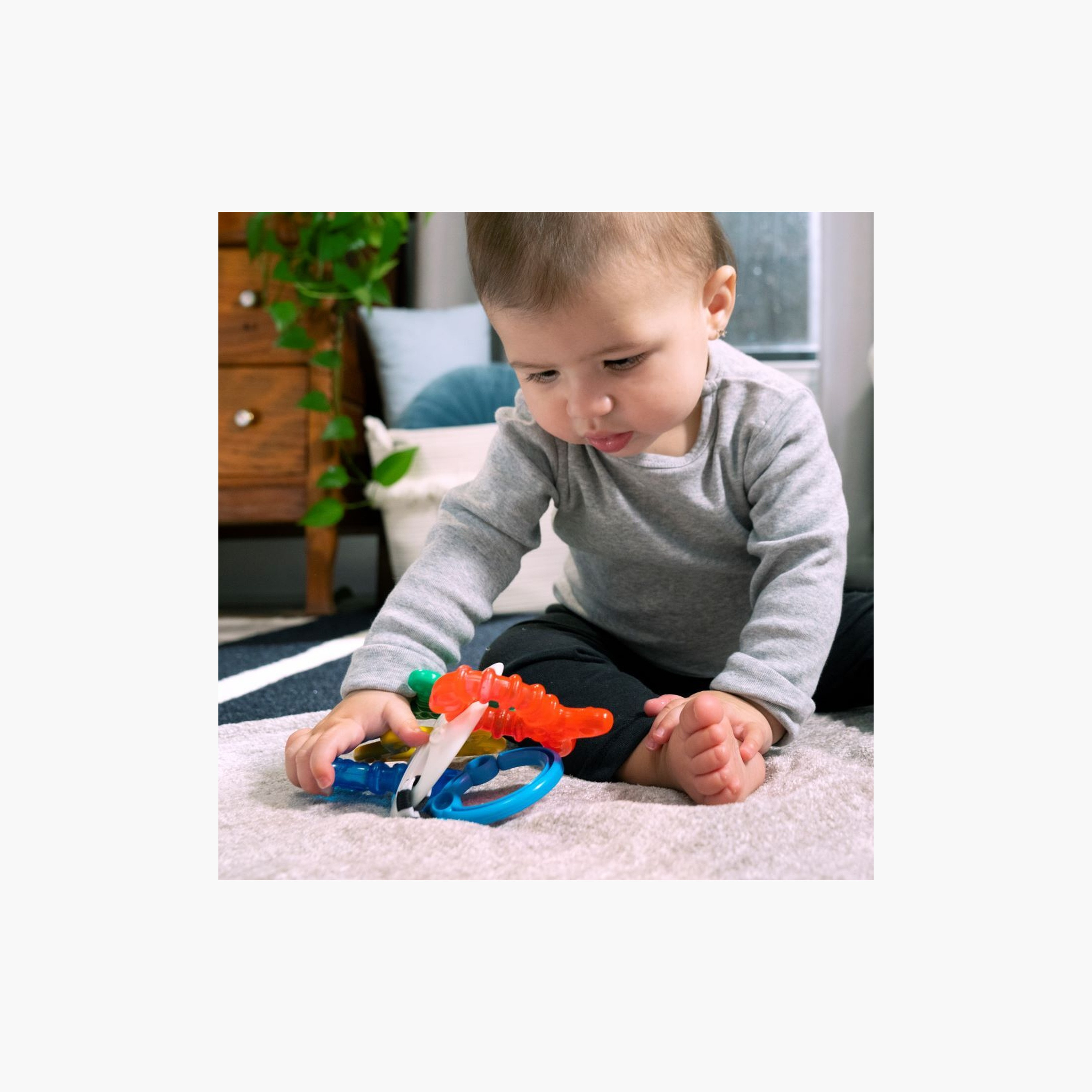 Baby Einstein Ocean Explorers Sea of Sensory BPA Free Teether Toy - 3 Months+-toys-babyandtoddlertoys-rattlesandteethers-image-4
