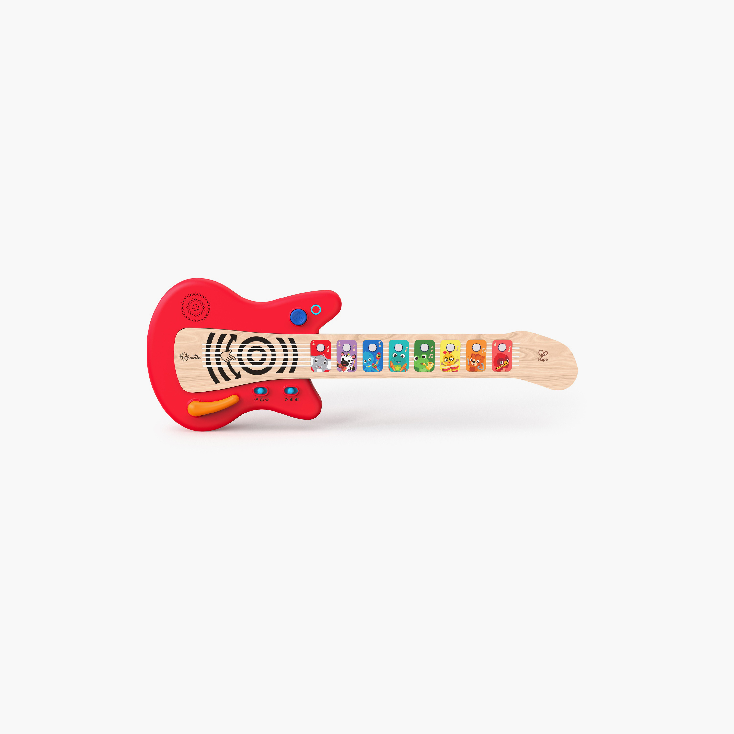 Baby Einstein Together in Tune Guitar​ Safe Wireless Wooden Musical Toy, Magic - 6 Months+-toys-babyandtoddlertoys-lightsandmusicaltoys-image-1