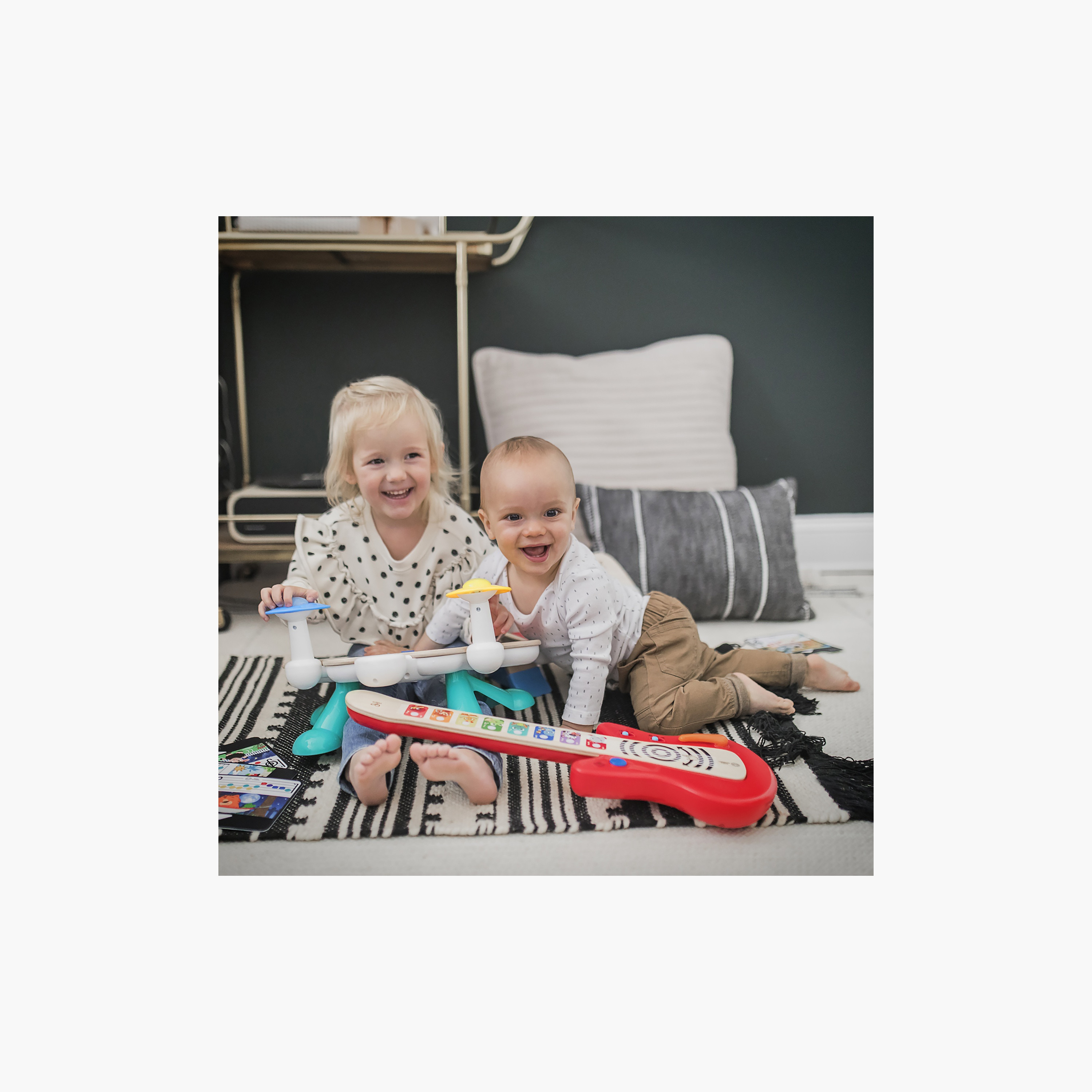 Baby Einstein Together in Tune Guitar​ Safe Wireless Wooden Musical Toy, Magic - 6 Months+-toys-babyandtoddlertoys-lightsandmusicaltoys-image-6