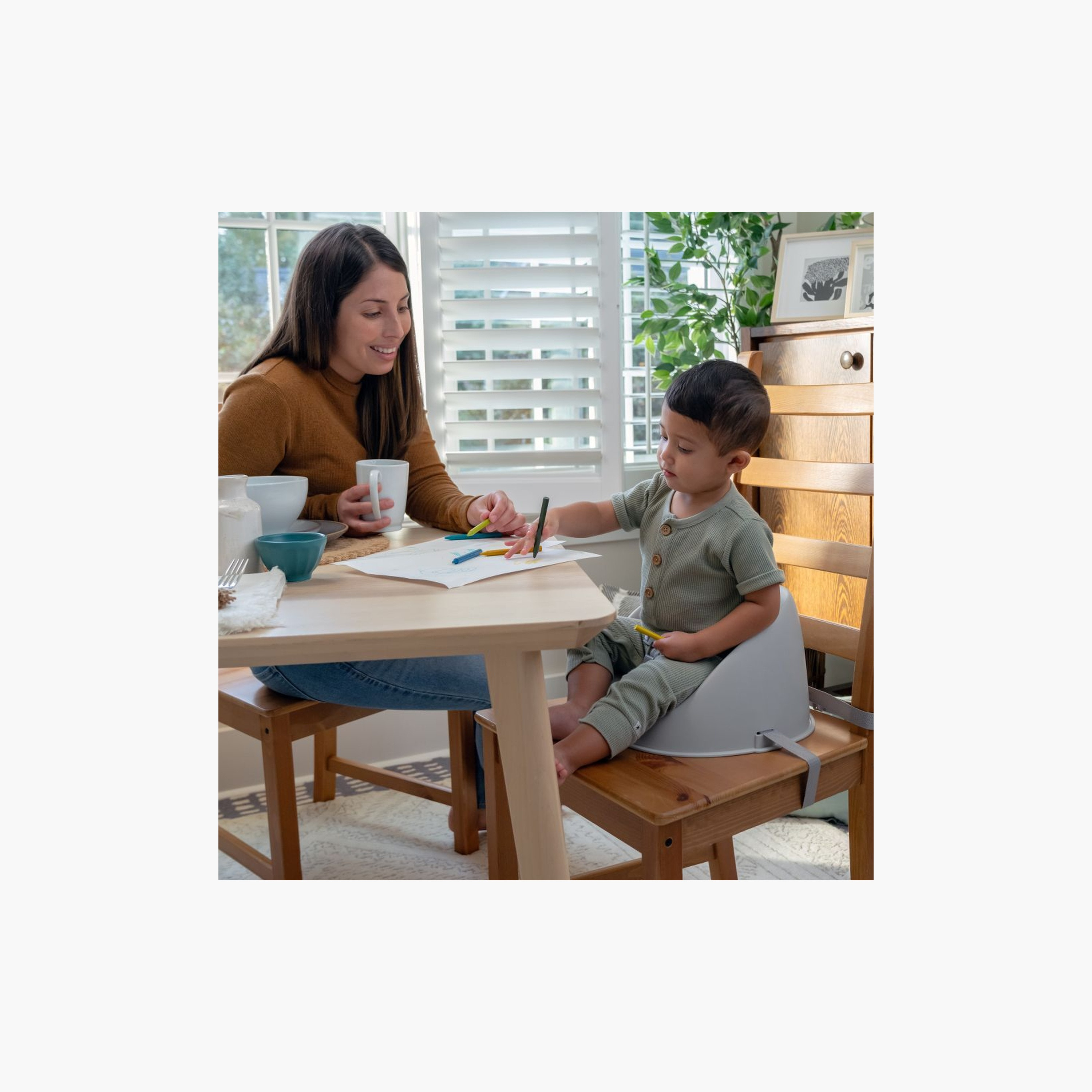 Ingenuity My Spot Easy-Clean Booster Seat with Washable Straps & 3-Point Harness - 6 Months+-baby-feeding-highchairsandboosters-image-4