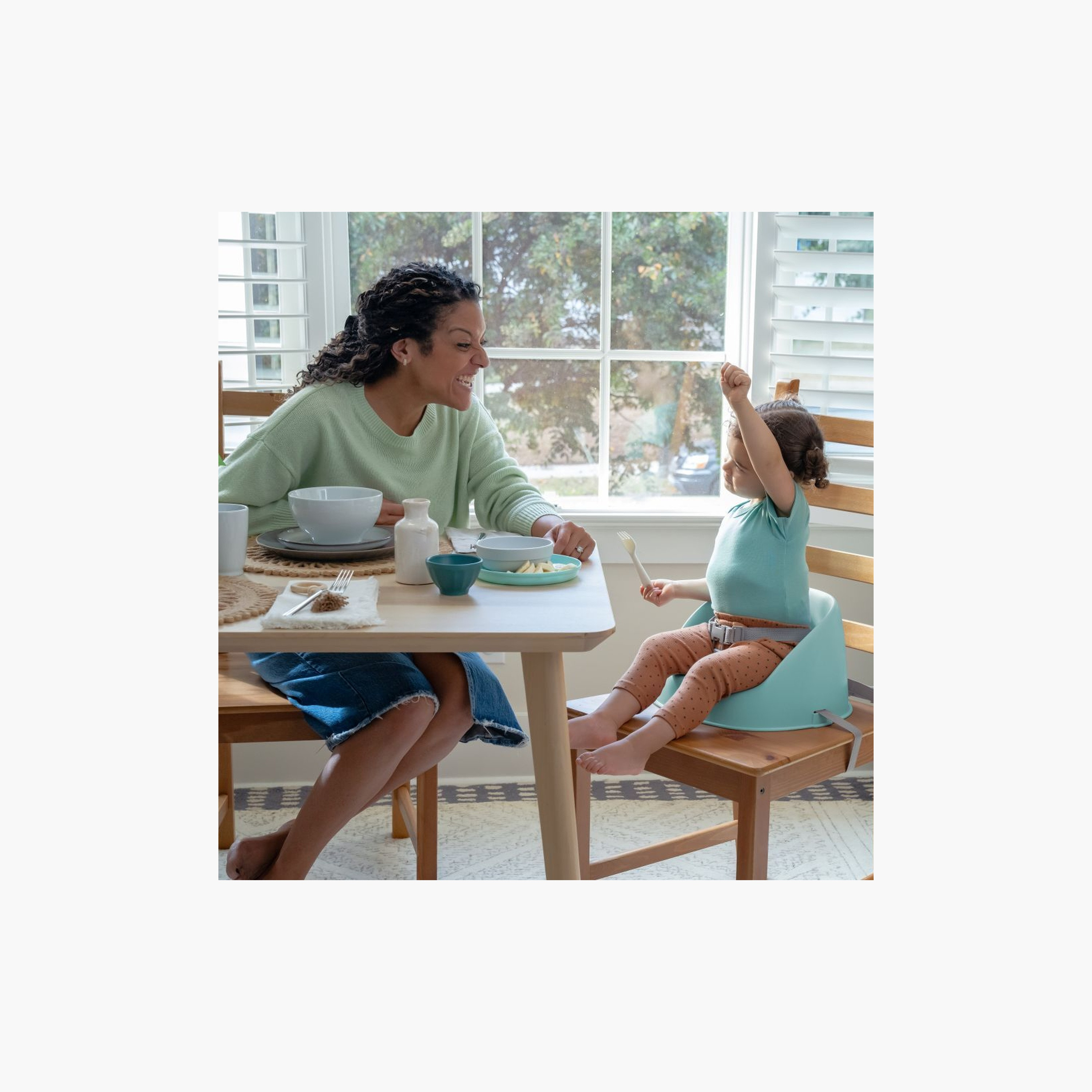 Ingenuity My Spot Easy-Clean Booster Seat with Washable Straps & 3-Point Harness - 6 Months+-baby-feeding-highchairsandboosters-image-2