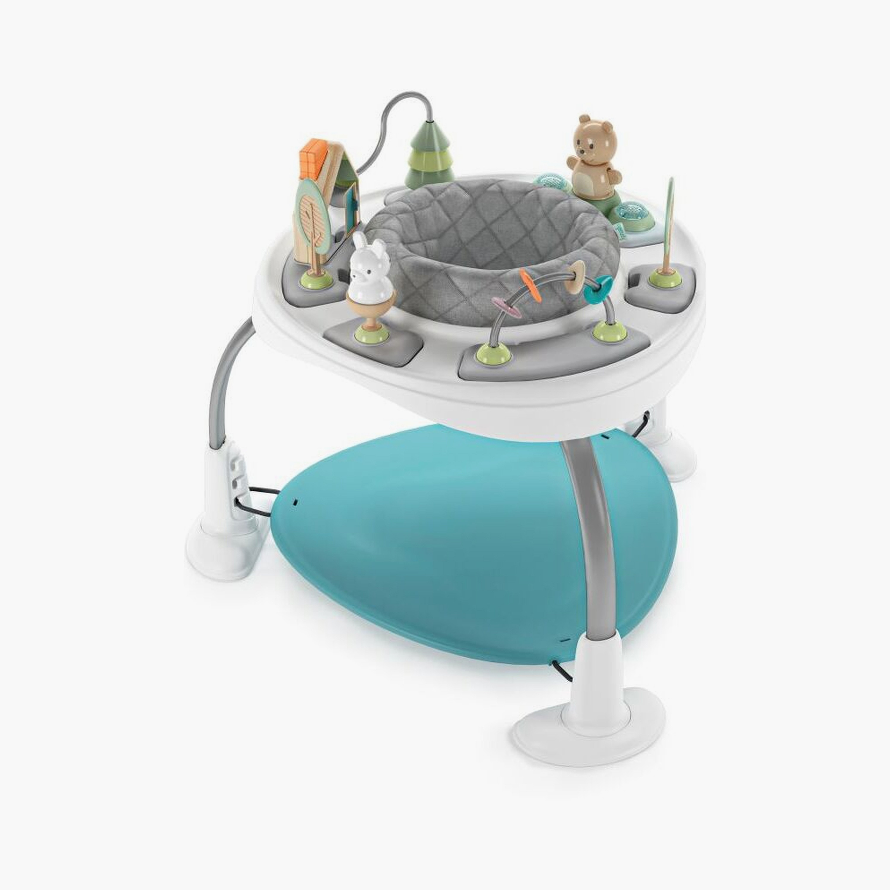 Ingenuity Spring & Sprout 2-in-1 Baby Activity Centre Jumper with Table - First Forest - 6 Months+-baby-infantactivity-bouncers-image-1