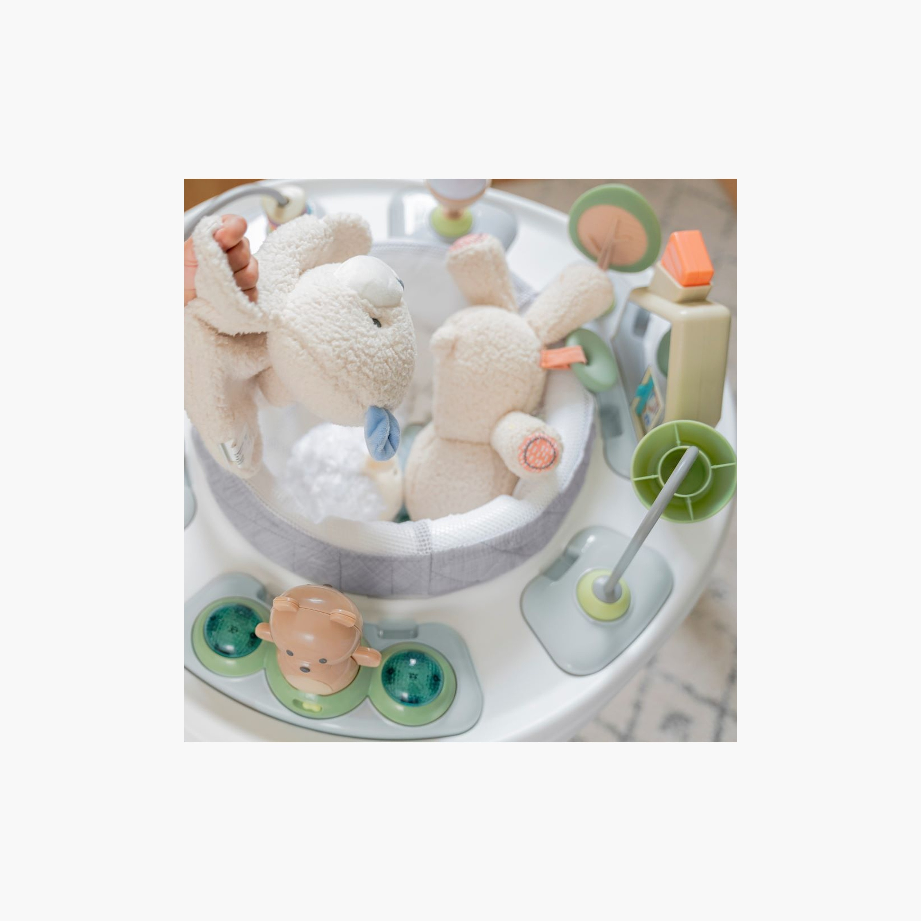 Ingenuity Spring & Sprout 2-in-1 Baby Activity Centre Jumper with Table - First Forest - 6 Months+-baby-infantactivity-bouncers-image-10