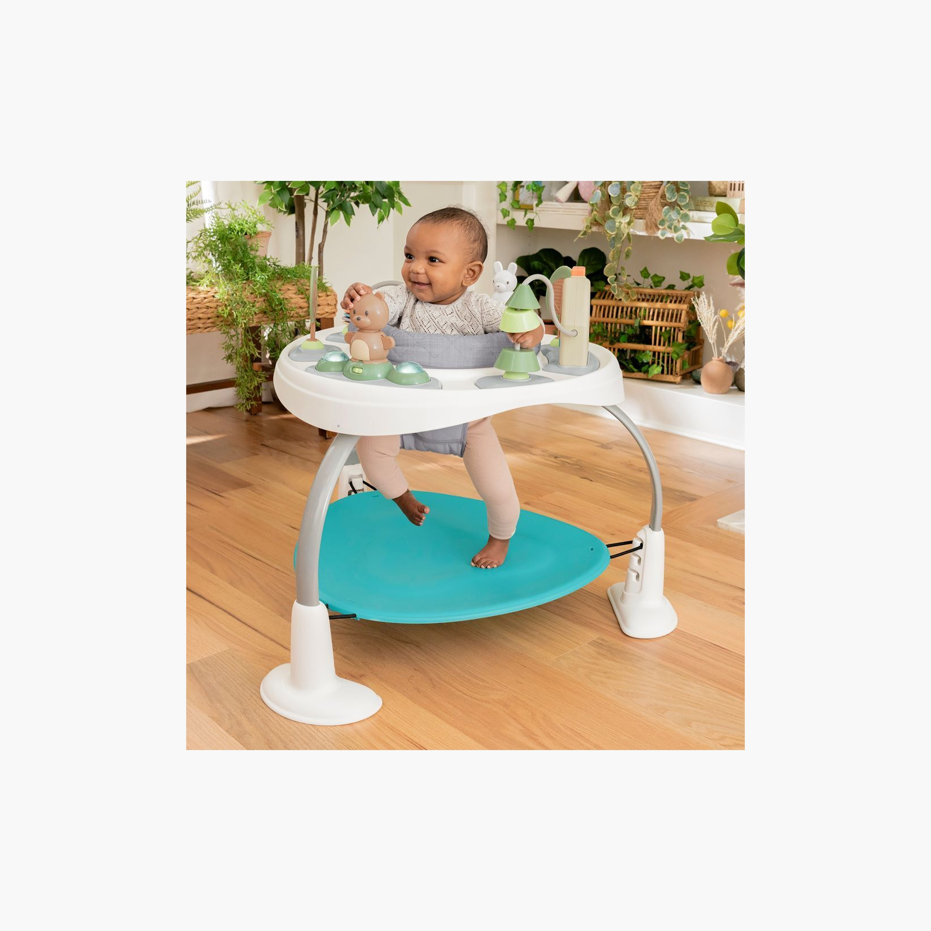 Ingenuity Spring & Sprout 2-in-1 Baby Activity Centre Jumper with Table - First Forest - 6 Months+-baby-infantactivity-bouncers-image-6