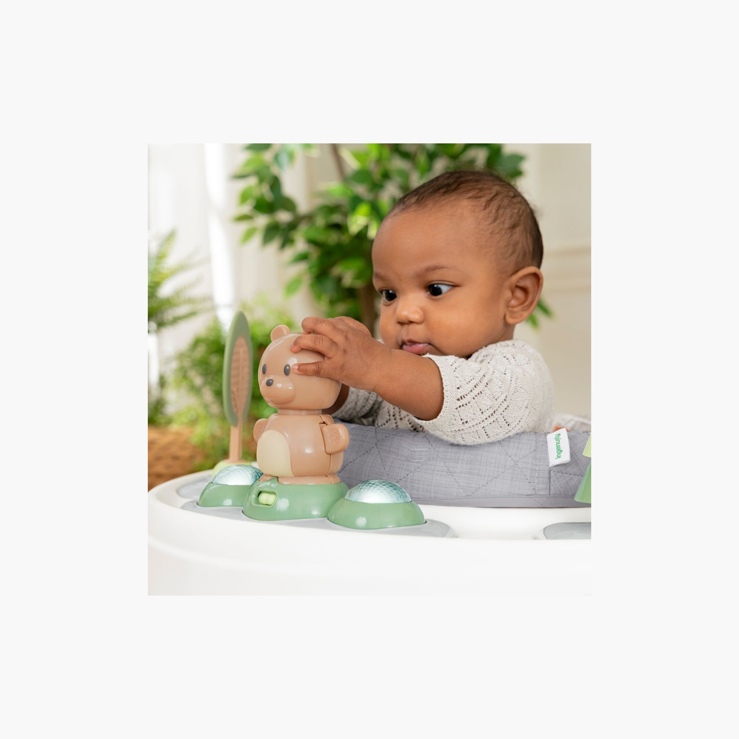 Ingenuity Spring & Sprout 2-in-1 Baby Activity Centre Jumper with Table - First Forest - 6 Months+-baby-infantactivity-bouncers-image-8