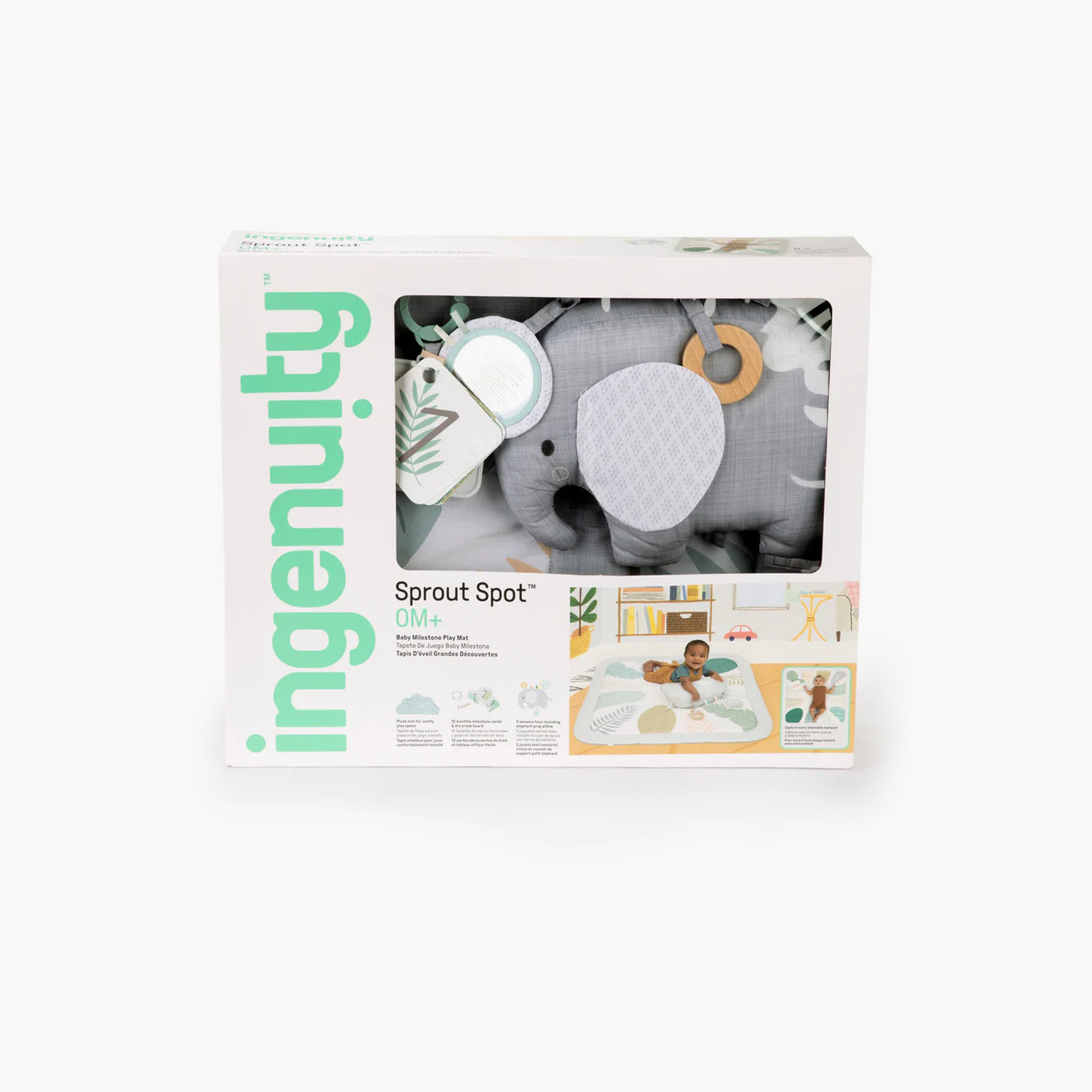 Ingenuity Sprout Spot Baby Milestone Play Mat with Photo Props & 5 Developmental Toys - Newborns+-baby-infantactivity-playpensandplaymats-image-7
