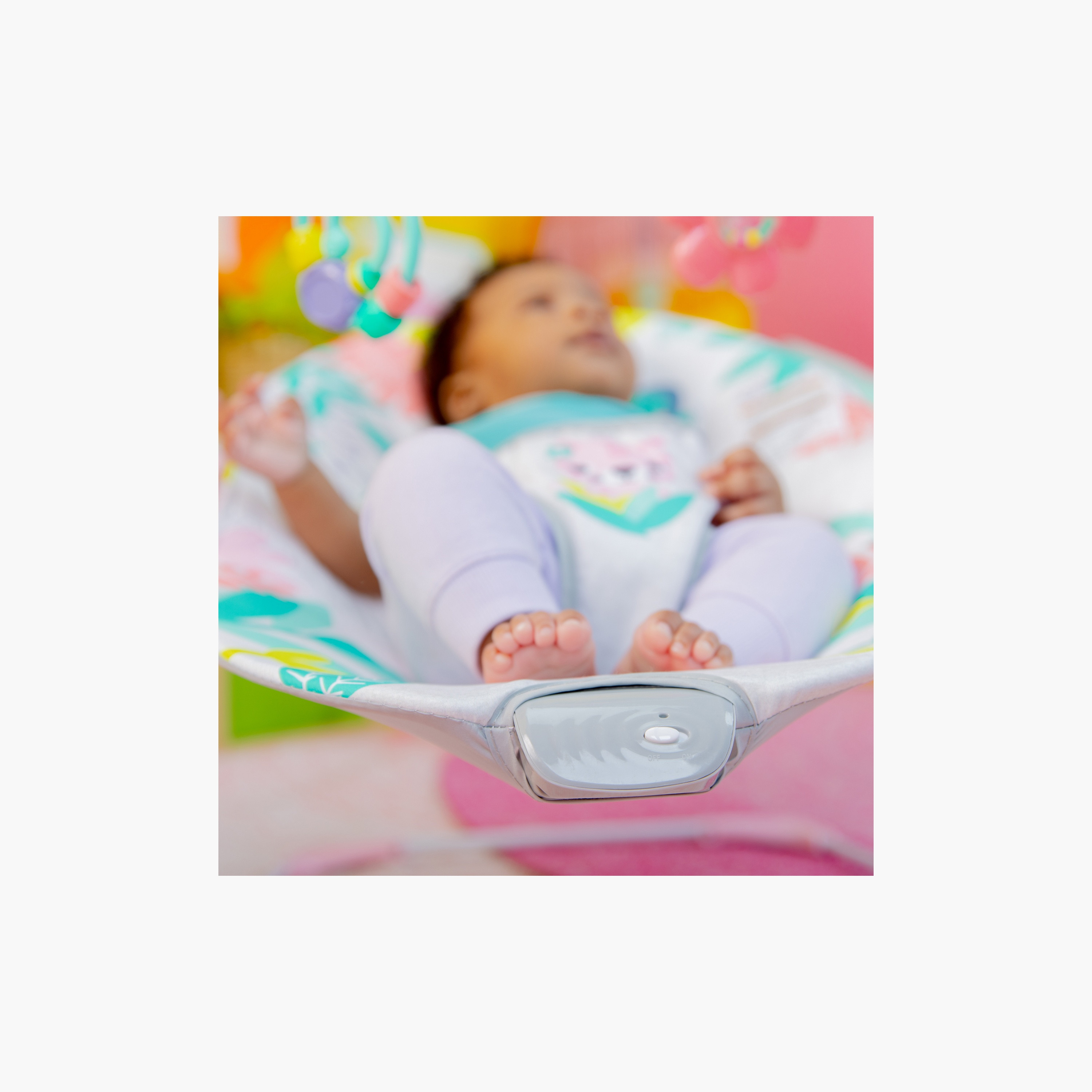 Bright Starts Rainforest Vibes Vibrating Bouncer with Hanging Toys - Newborns+-baby-infantactivity-bouncers-image-11