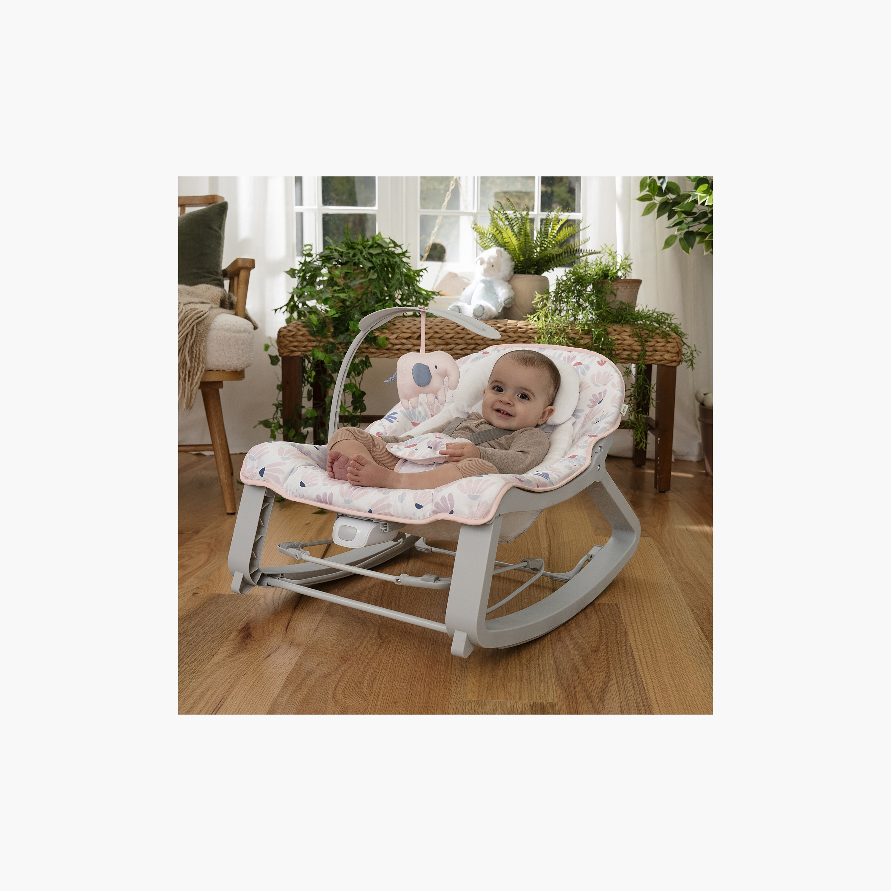 Ingenuity Keep Cozy 3-in-1 Rocker & Seat with Removable Bolster & Plush Toy - Newborns+-baby-infantactivity-rockers-image-3