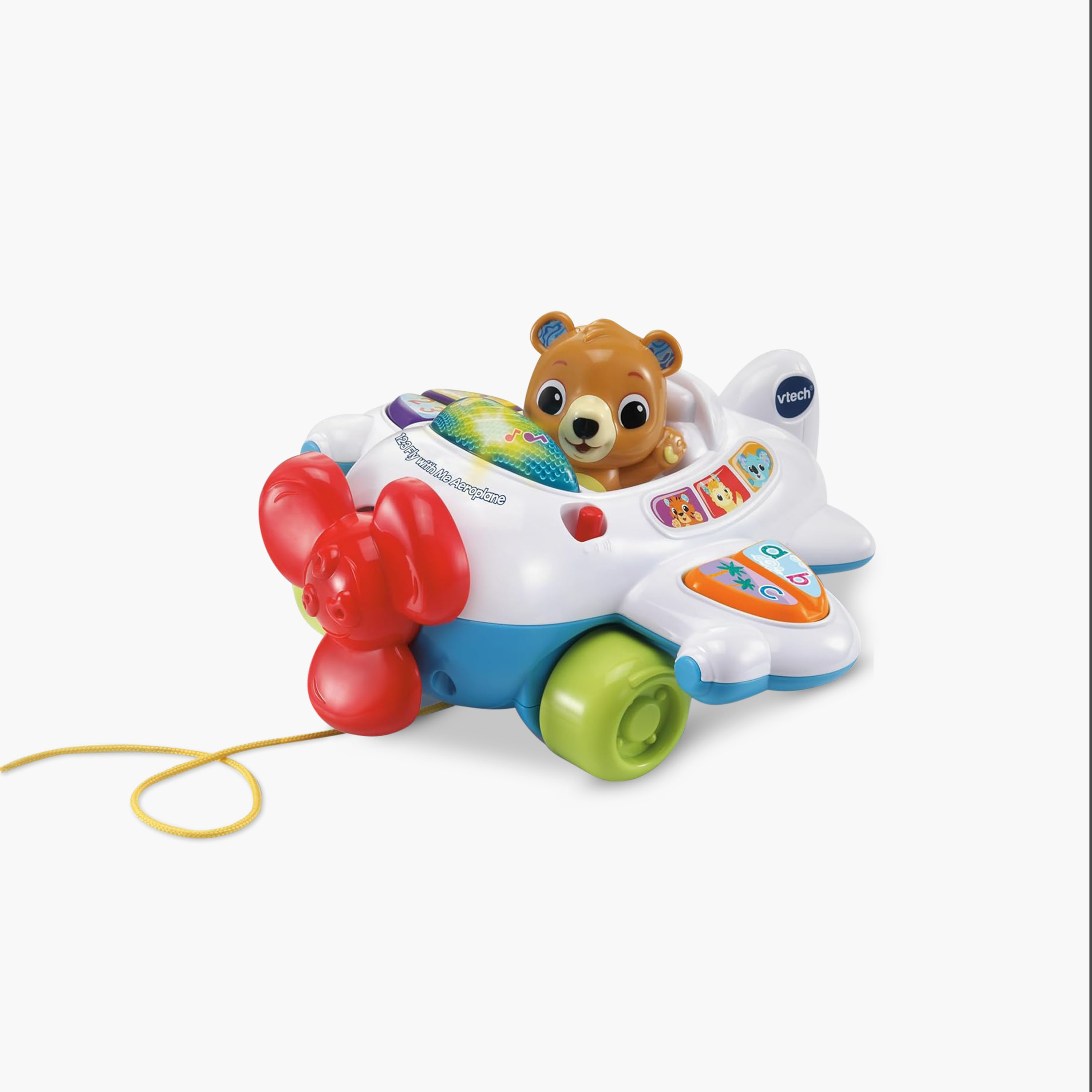 VTech 123 Fly with Me Aeroplane Toy-toys-babyandtoddlertoys-pushandpulltoys-image-1