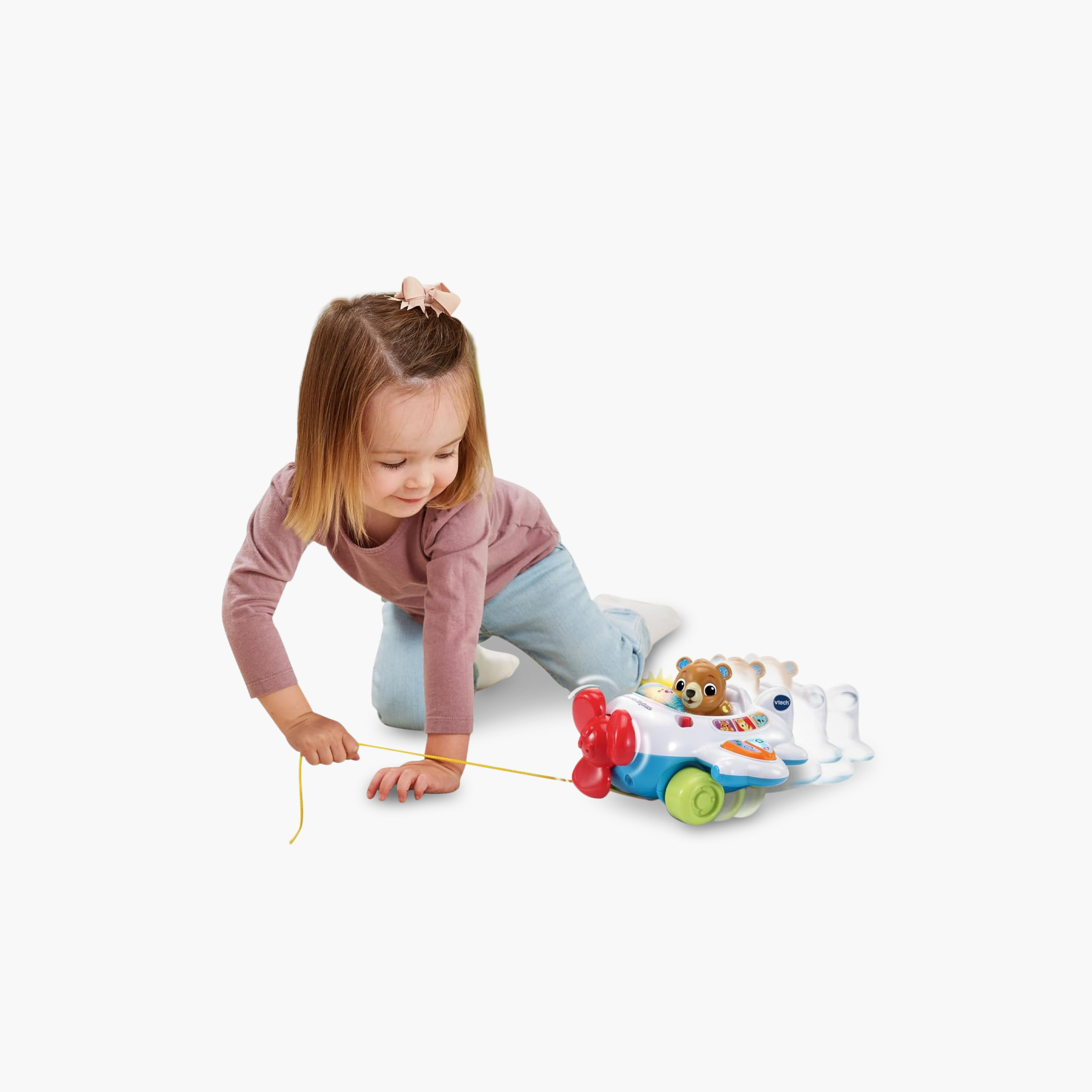 VTech 123 Fly with Me Aeroplane Toy-toys-babyandtoddlertoys-pushandpulltoys-image-3
