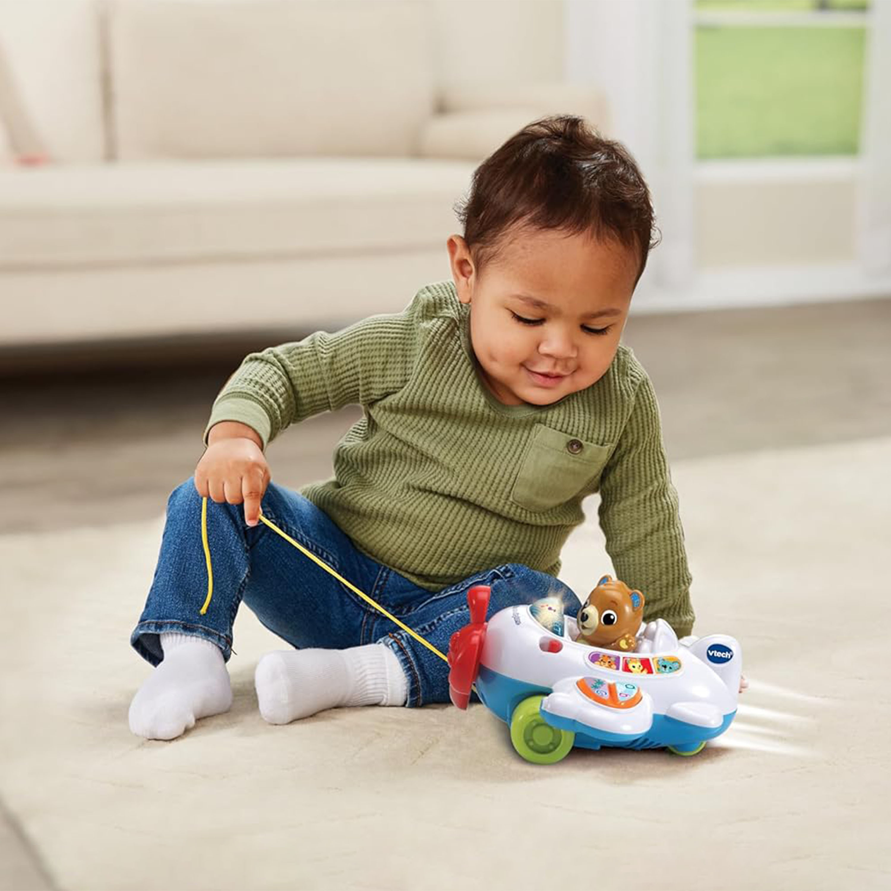 VTech 123 Fly with Me Aeroplane Toy-toys-babyandtoddlertoys-pushandpulltoys-image-4