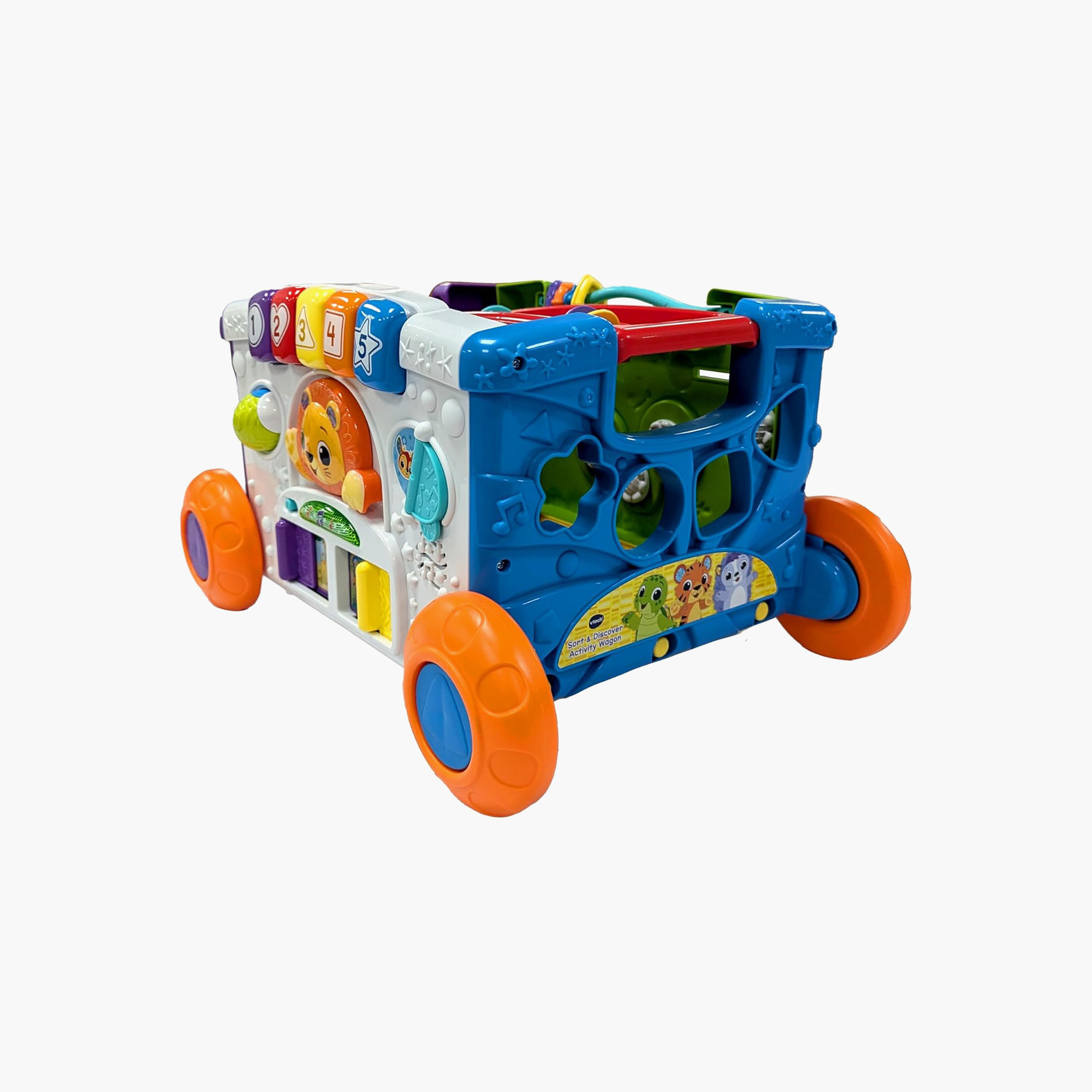 عربة النشاط سورت آند ديسكفر من في تك-toys-babyandtoddlertoys-pushandpulltoys-image-1