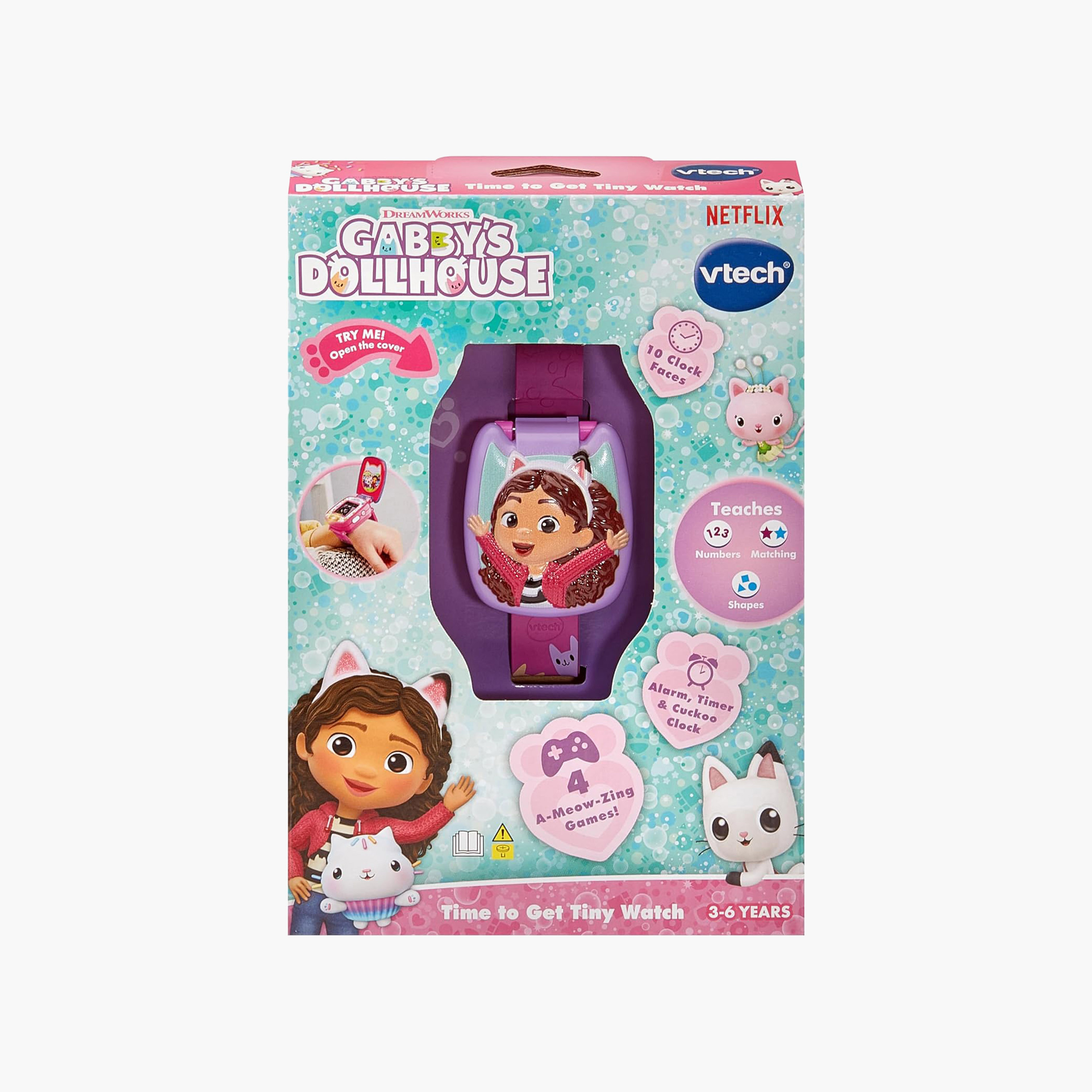 ساعة تايم تو جِت تايني بطبعات جابي دول هاوس من في تك-girls-accessories-watches-image-4