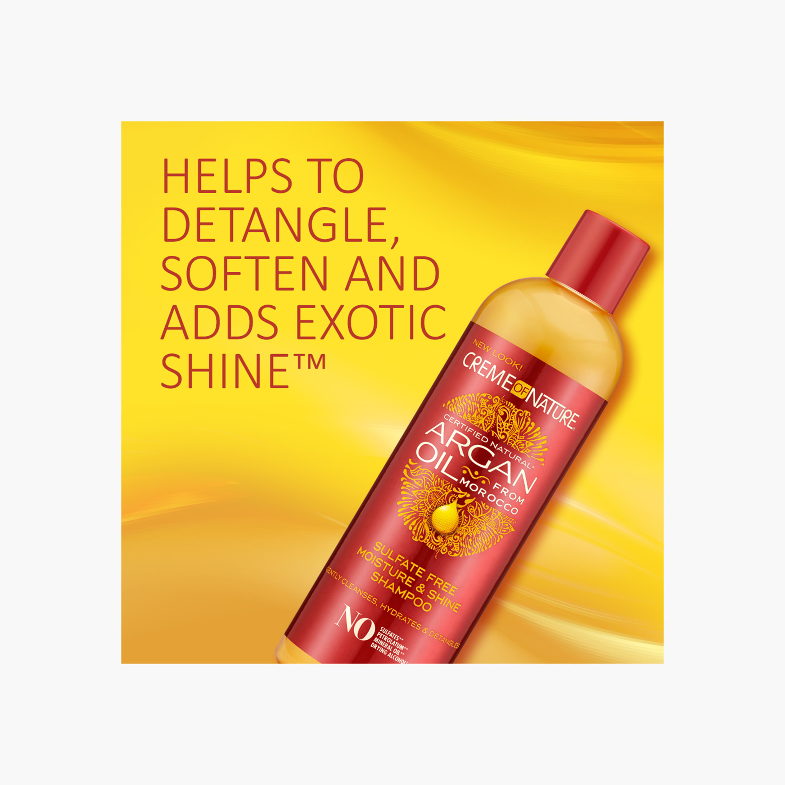 Creme Of Nature RV CON Argan Oil Sulfate Free Moisture and Shine Shampoo - 354 ml-beautyandpersonalcare-hair-haircare-shampoos-image-2