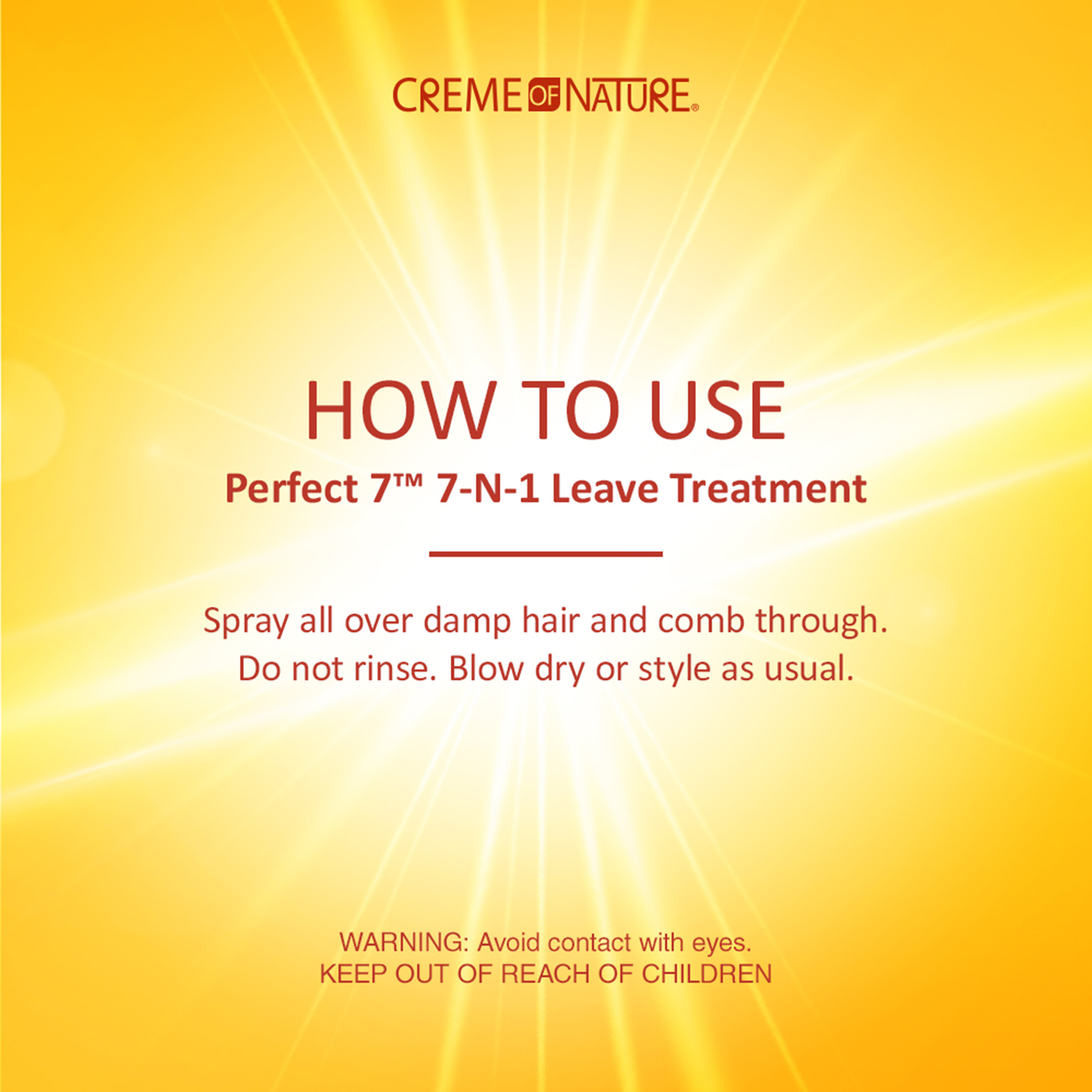 Creme Of Nature  RV CON Argan Oil Perfect 7 Leave-In Treatment -150 ml-beautyandpersonalcare-hair-haircare-hairmasksandcreams-image-3