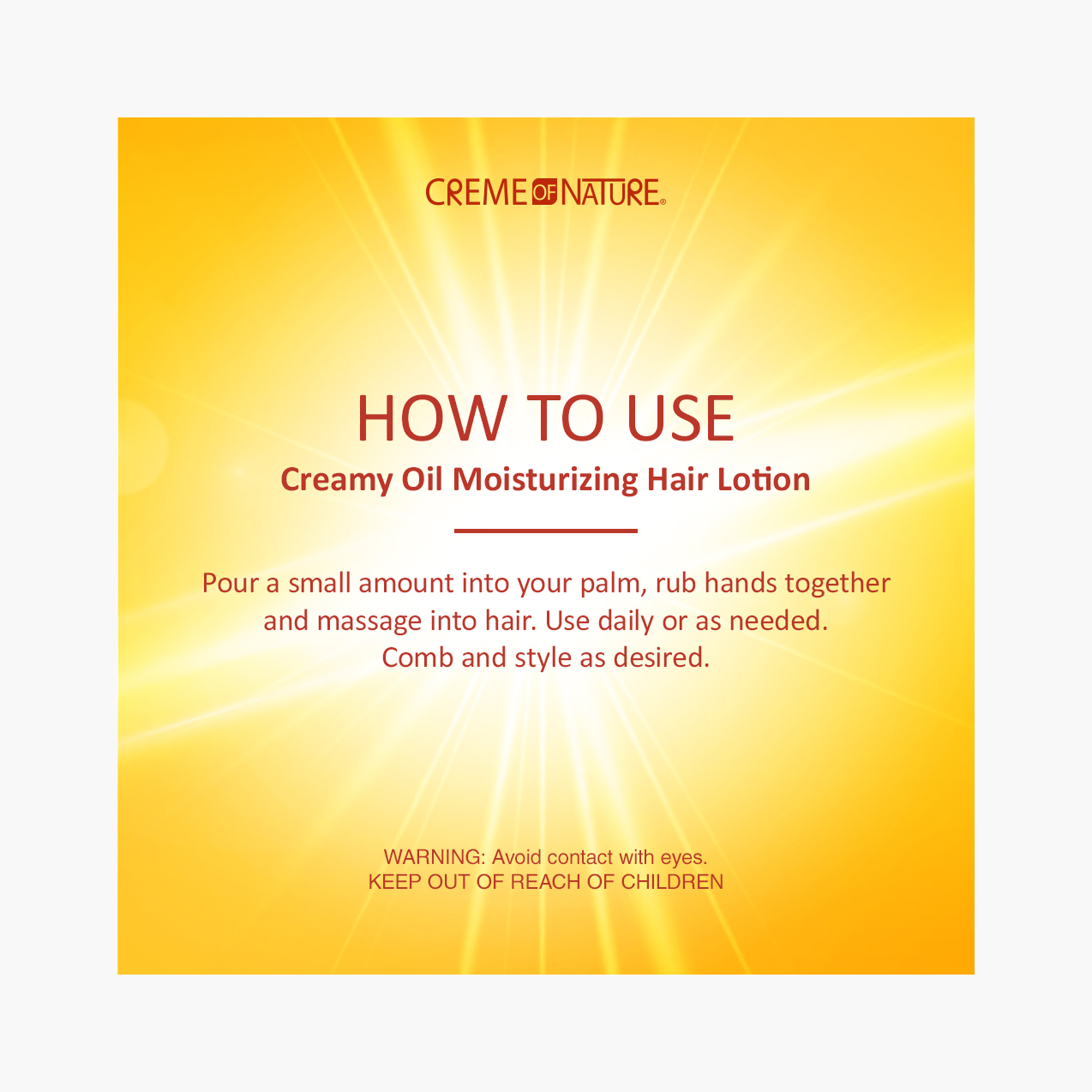 لوشن كريمي زيتي مرطب للشعر بزيت الأرجان من كريم أوف نيتشر - 250 مل-beautyandpersonalcare-hair-haircare-hairmasksandcreams-image-3