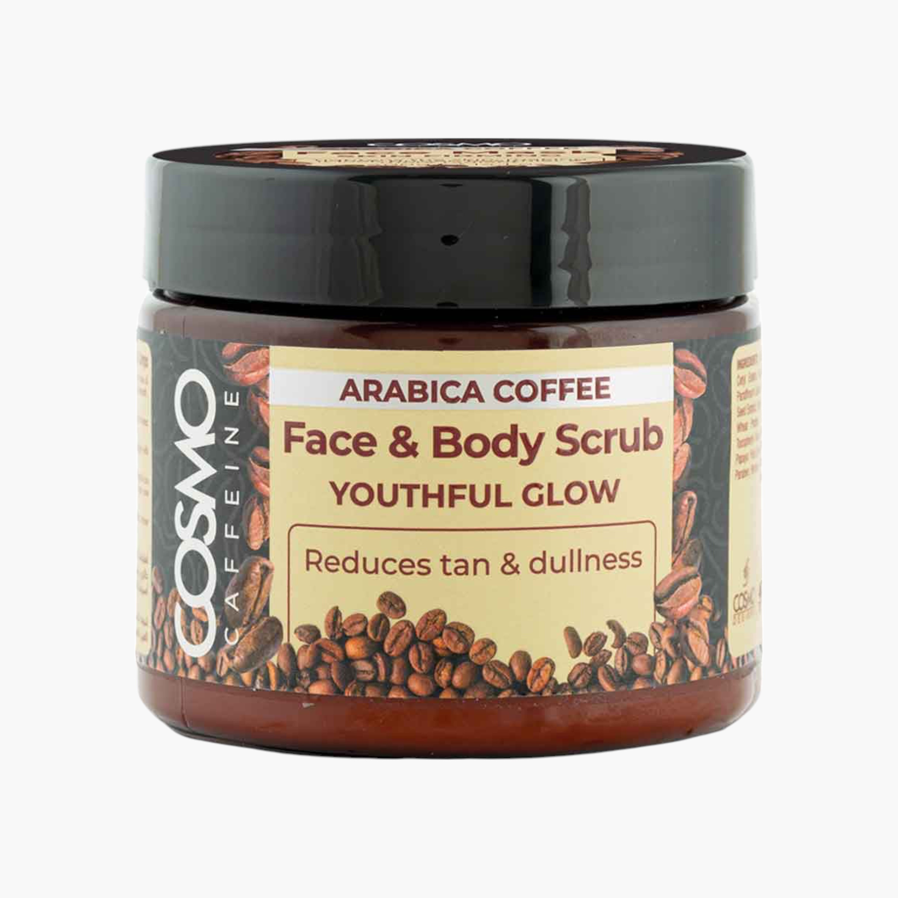 Cosmo Caffeine Arabica Coffee Face and Body Scrub - 325 ml-beautyandpersonalcare-bathandbody-bathandshower-scrubs-image-1
