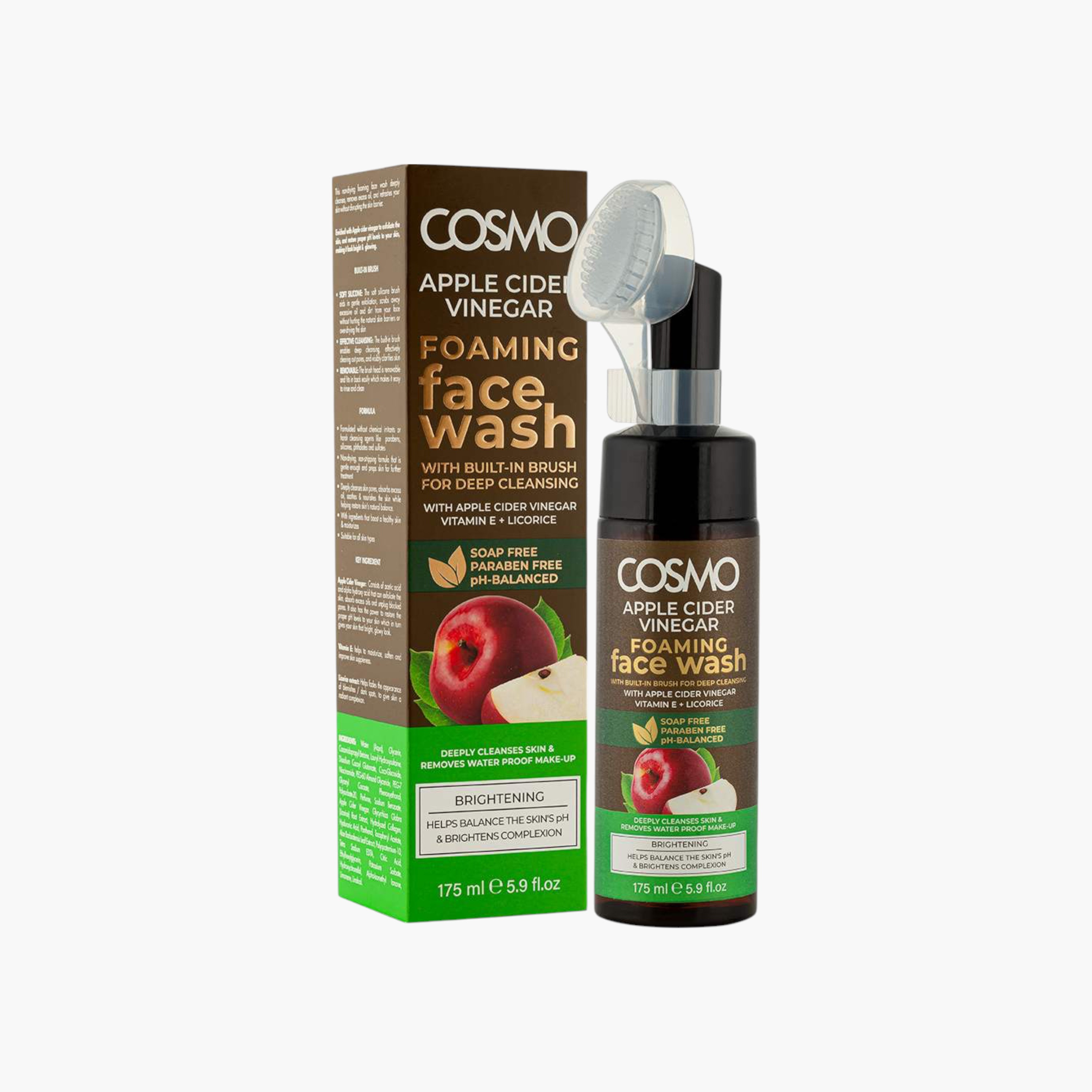 غسول وجه رغوي بخل التفاح من كوزمو - 175 مل-beautyandpersonalcare-skin-cleansers-facewashandcleansers-image-1