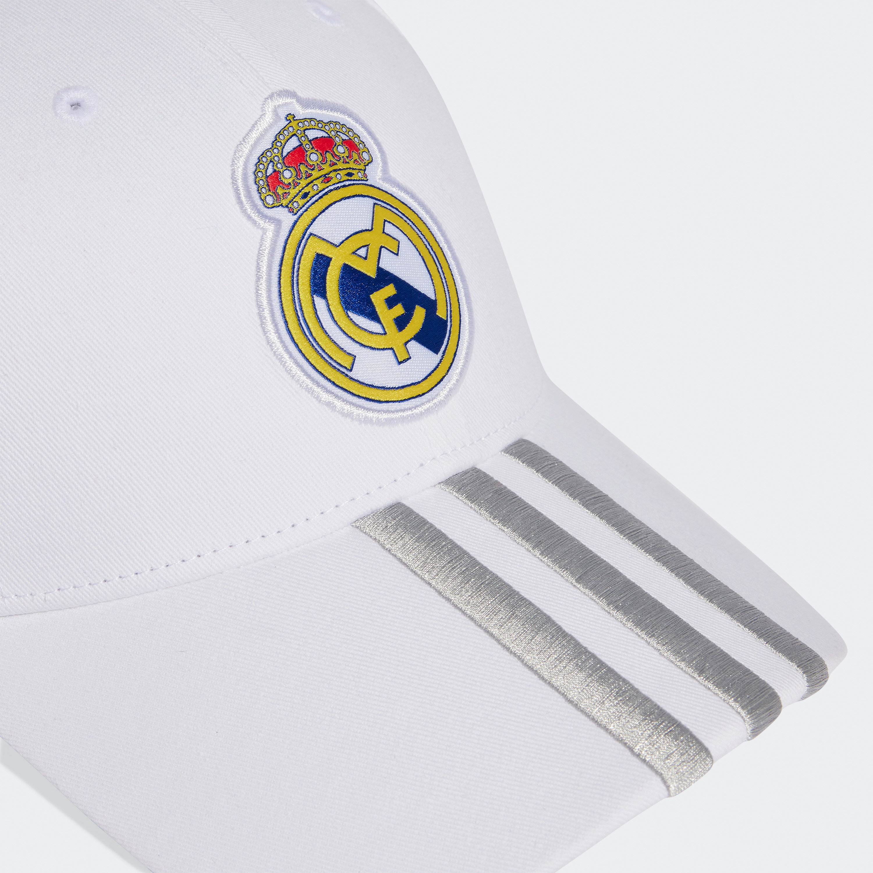 adidas Men's Real Madrid Home Baseball Cap JX1635 | OE-sports-men-accessories-image-3