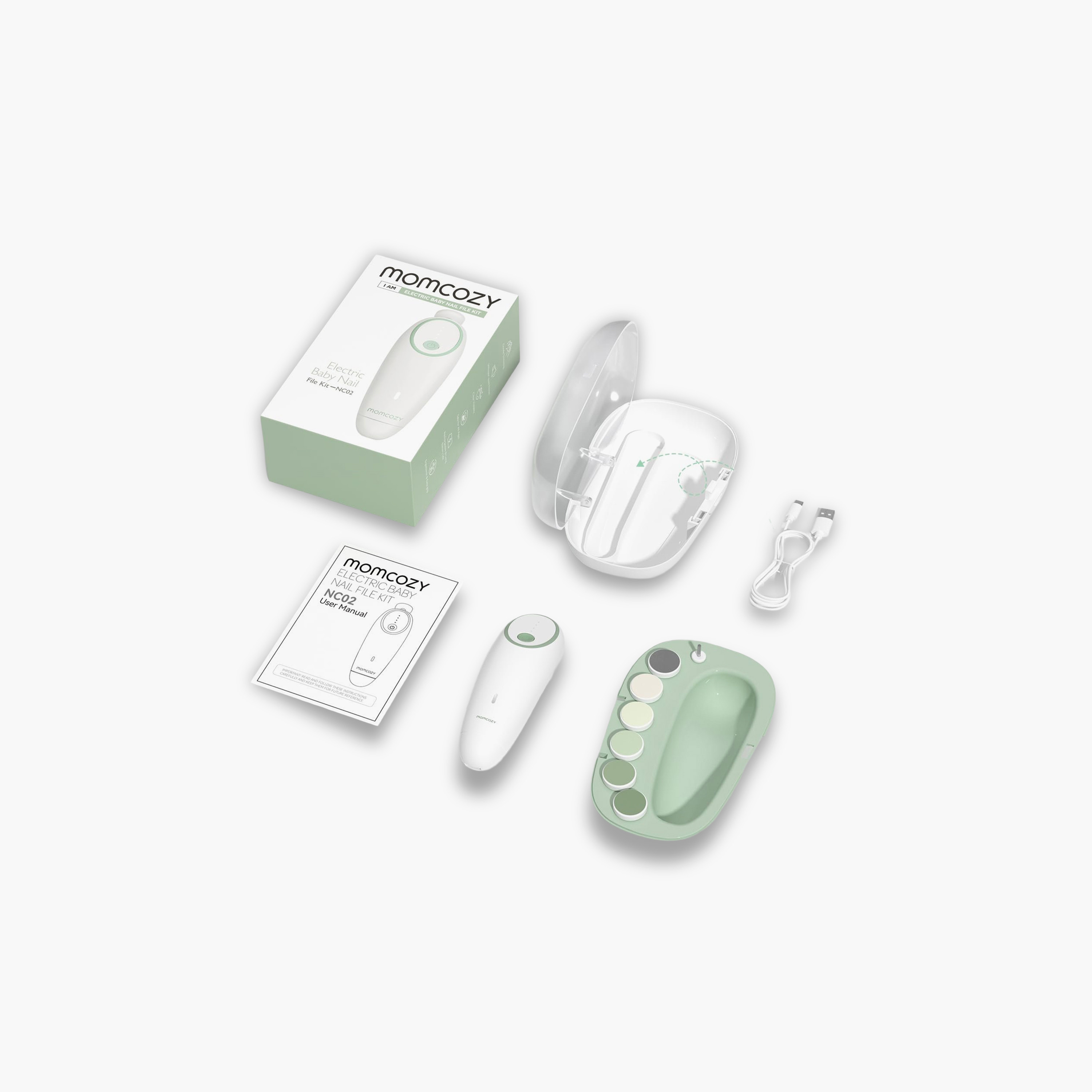 Momcozy Baby Nail Clipper with 360 LED Ring Light, 0 months +-baby-bathandcare-grooming-image-8