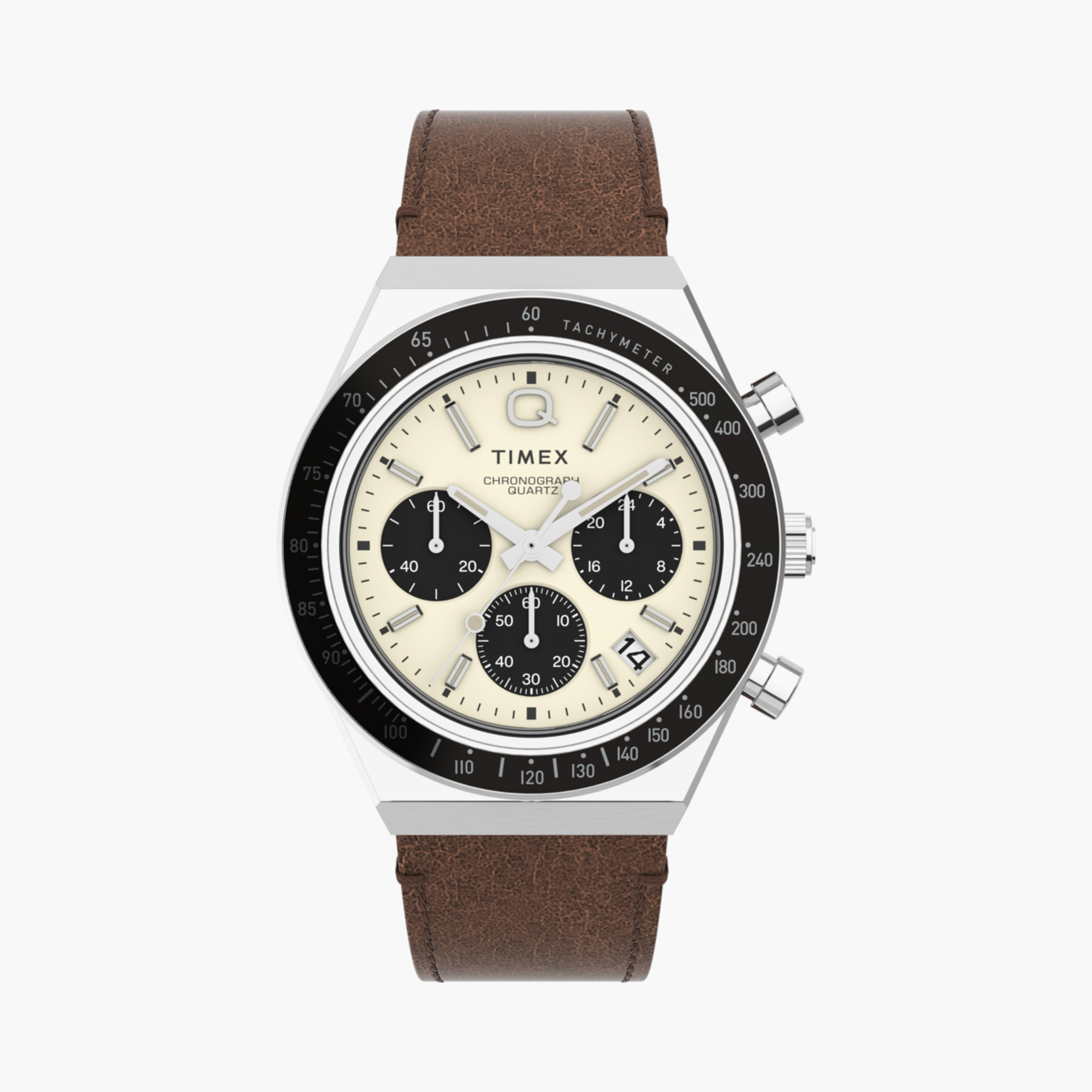 Timex Men's 40 MM Brown Chronograph Leather Watch | TW2V42800-men-watchesandjewellery-watches-image-1