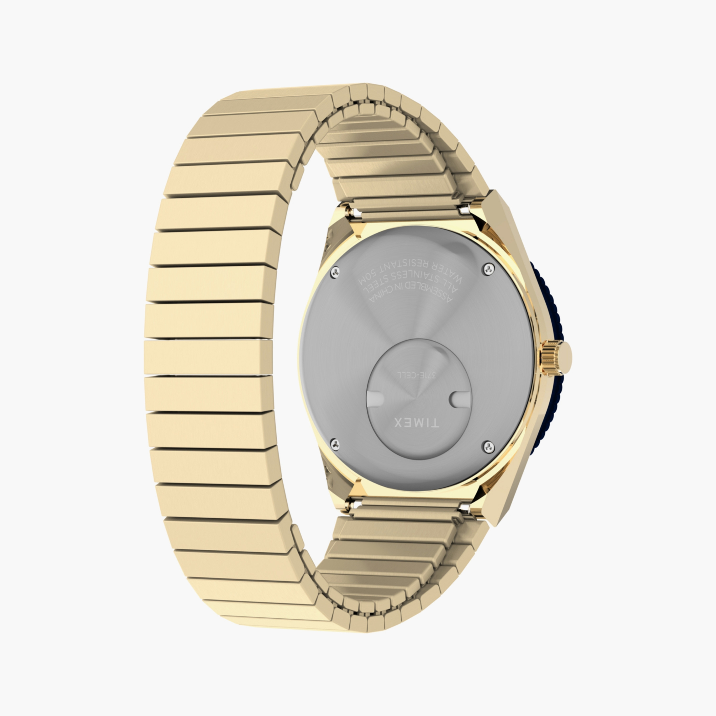 تايمكس ساعة يد نسائية 36 مم ذهبية أنالوج ستانلس ستيل | TW2V92400-women-watchesandjewellery-watches-image-4