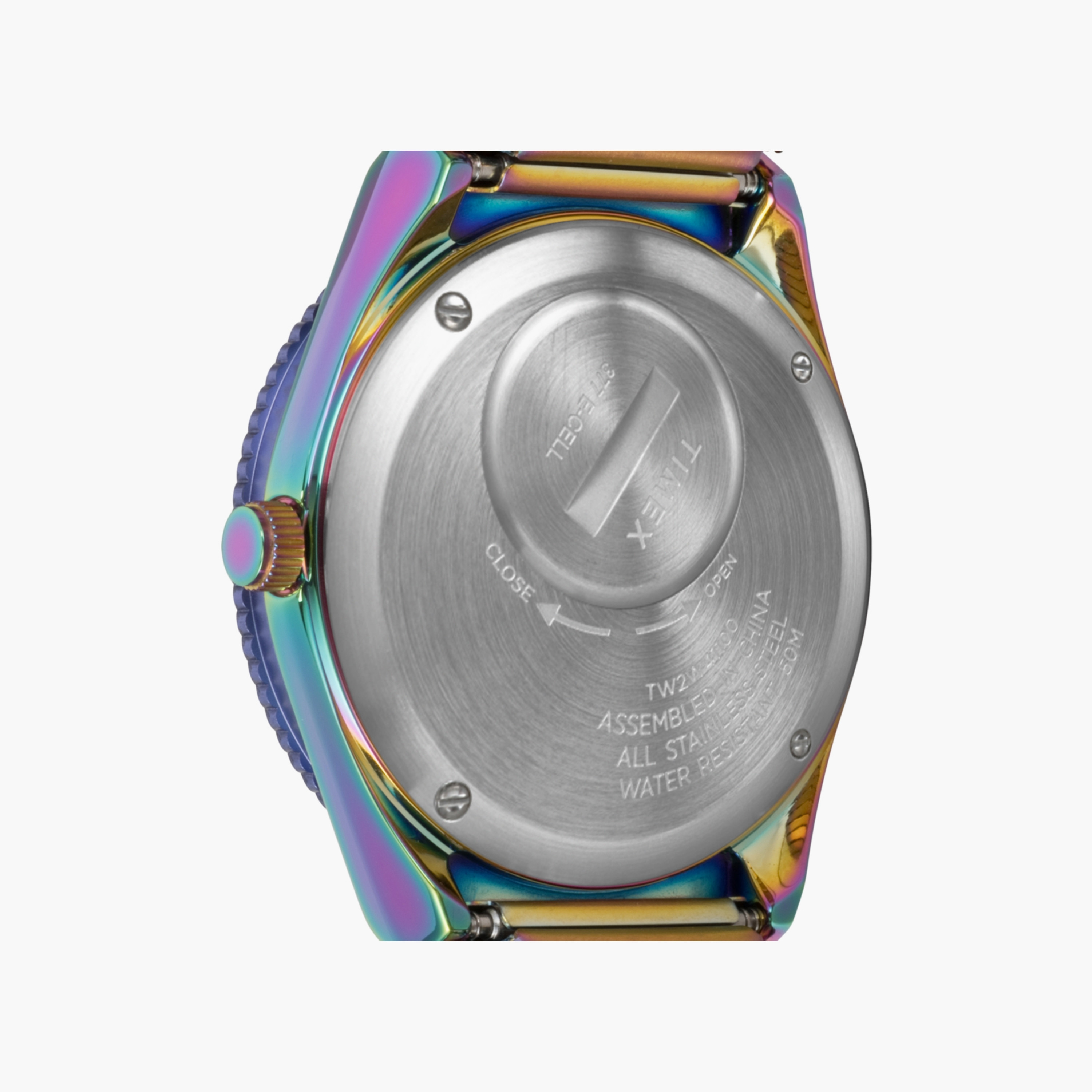 تايمكس ساعة يد نسائية 36 مم بنفسجية أنالوج ستانلس ستيل | TW2W41100-women-watchesandjewellery-watches-image-5
