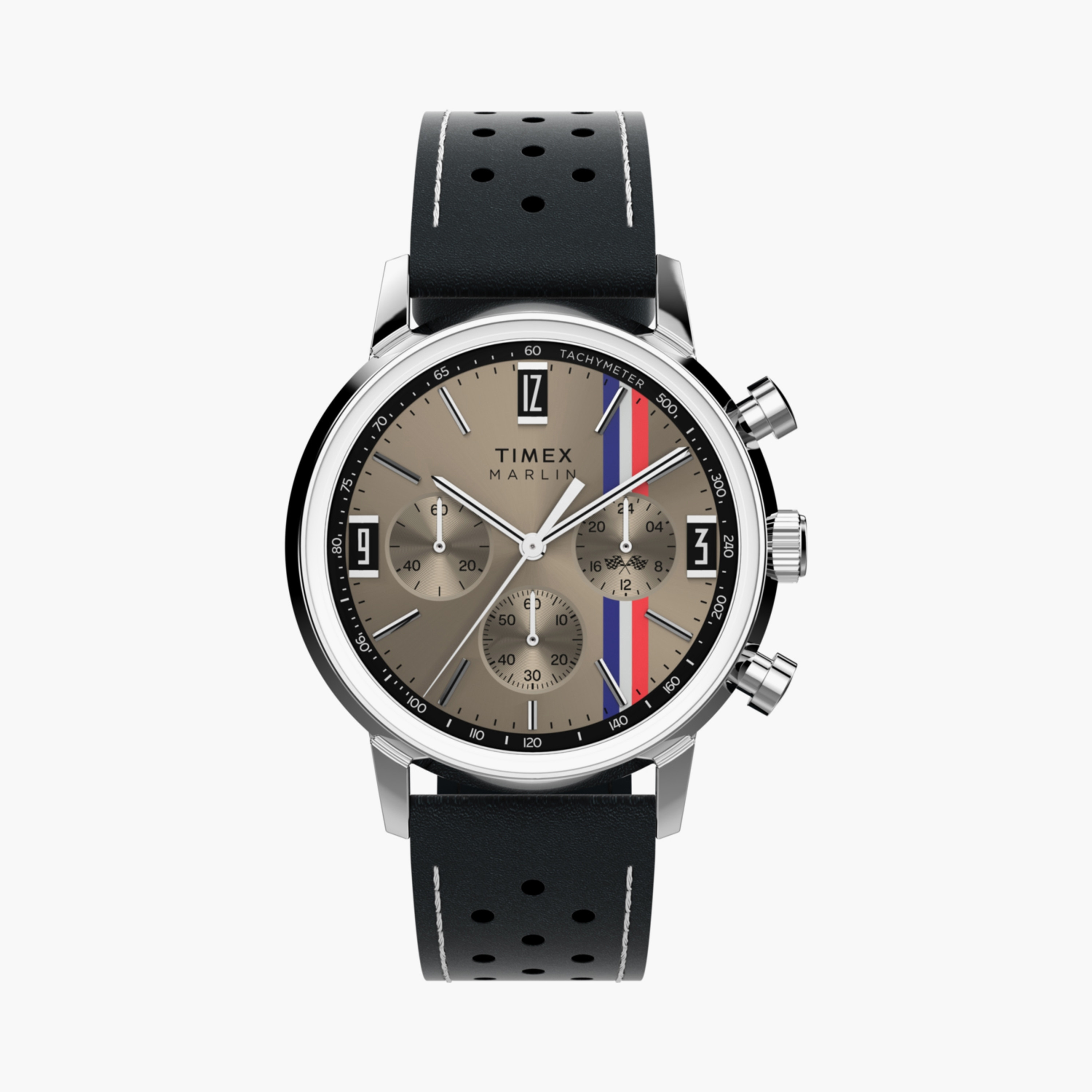 Timex Men's 40 MM Black Chronograph Leather Watch | TW2W98900-men-watchesandjewellery-watches-image-1