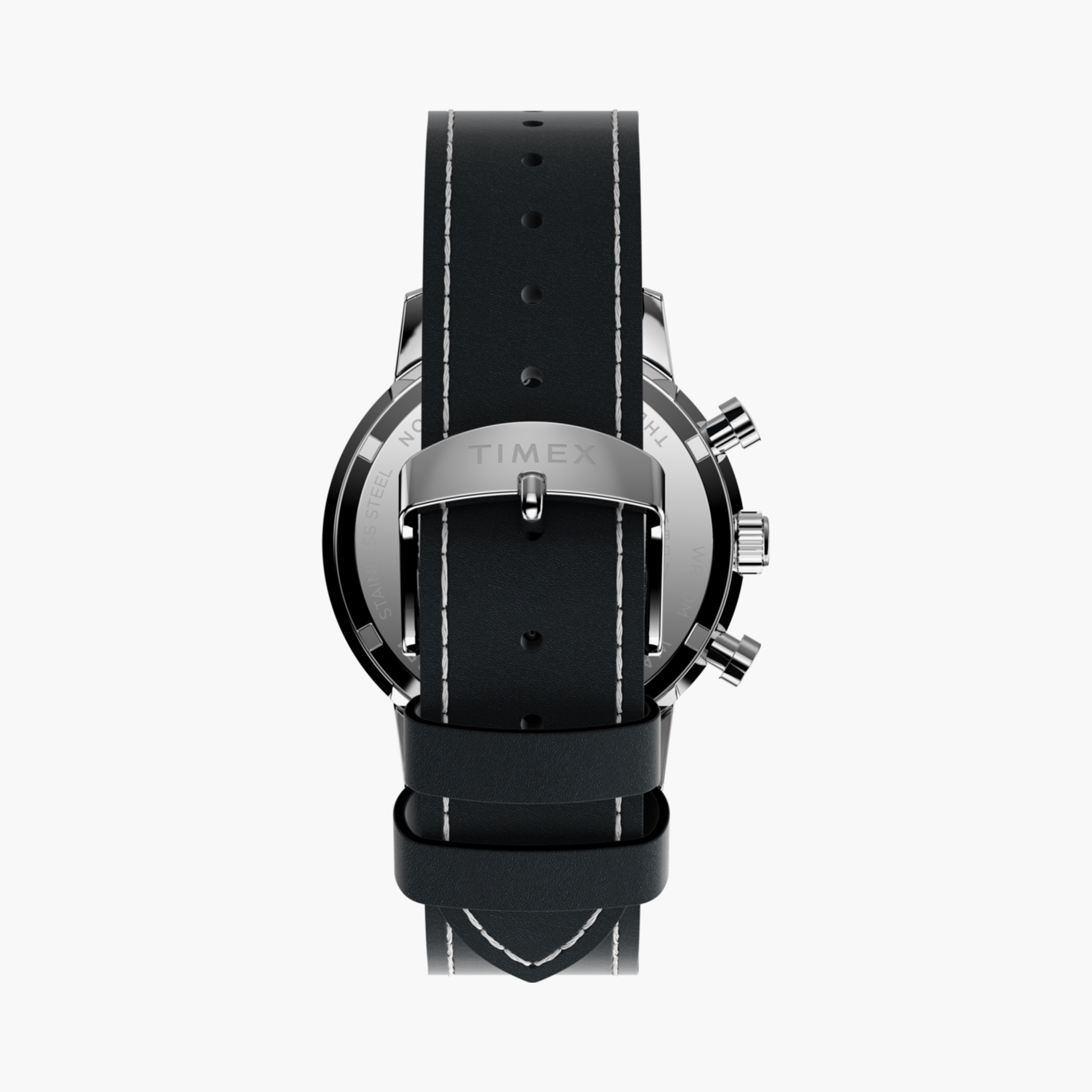 تايمكس ساعة يد رجالية 40 مم سوداء كرونوغراف جلد | TW2W98900-men-watchesandjewellery-watches-image-3
