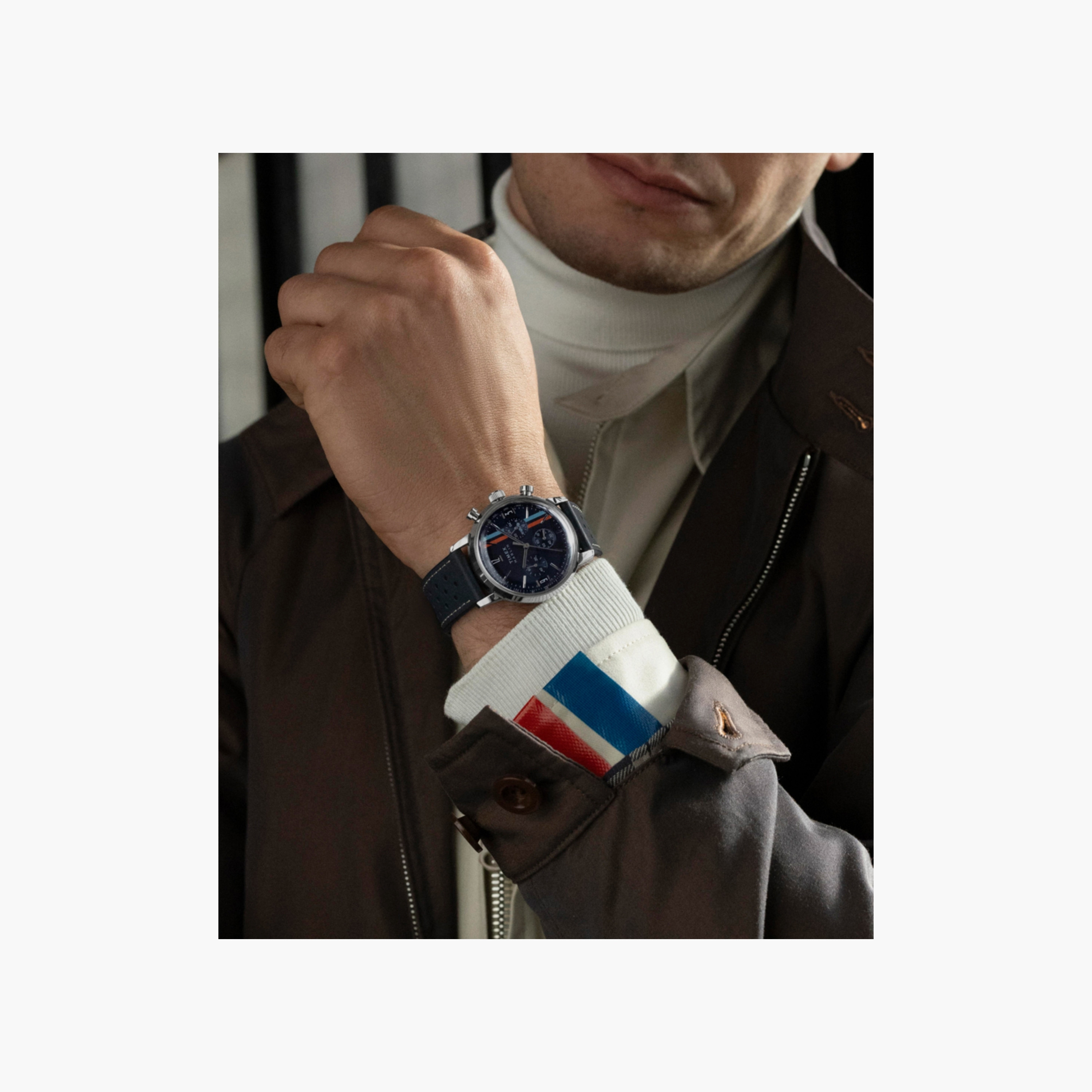 تايمكس ساعة يد رجالية 40 مم سوداء كرونوغراف جلد | TW2W98900-men-watchesandjewellery-watches-image-14