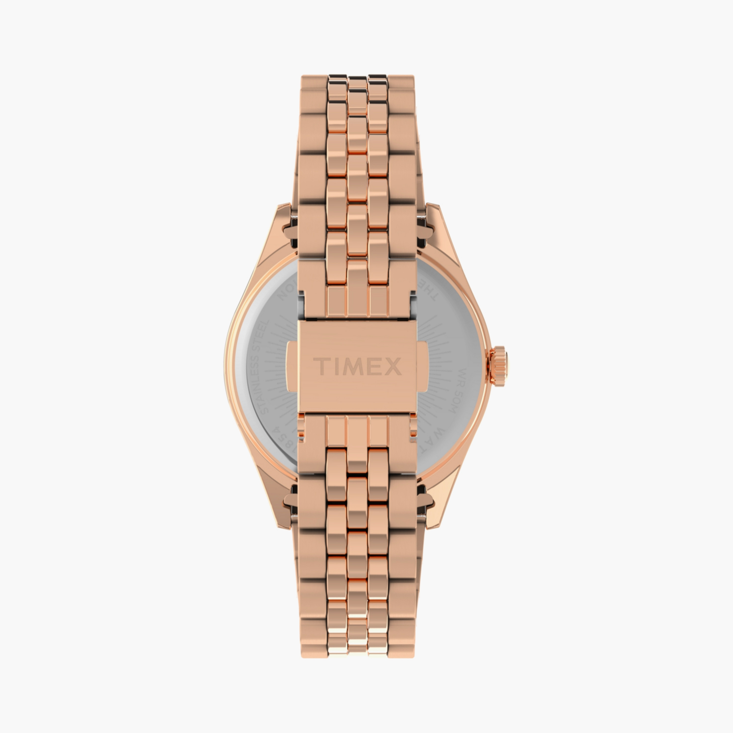 تايمكس ساعة يد نسائية 36 مم ذهبية وردية أنالوج ستانلس ستيل | TW2W32200-women-watchesandjewellery-watches-image-5
