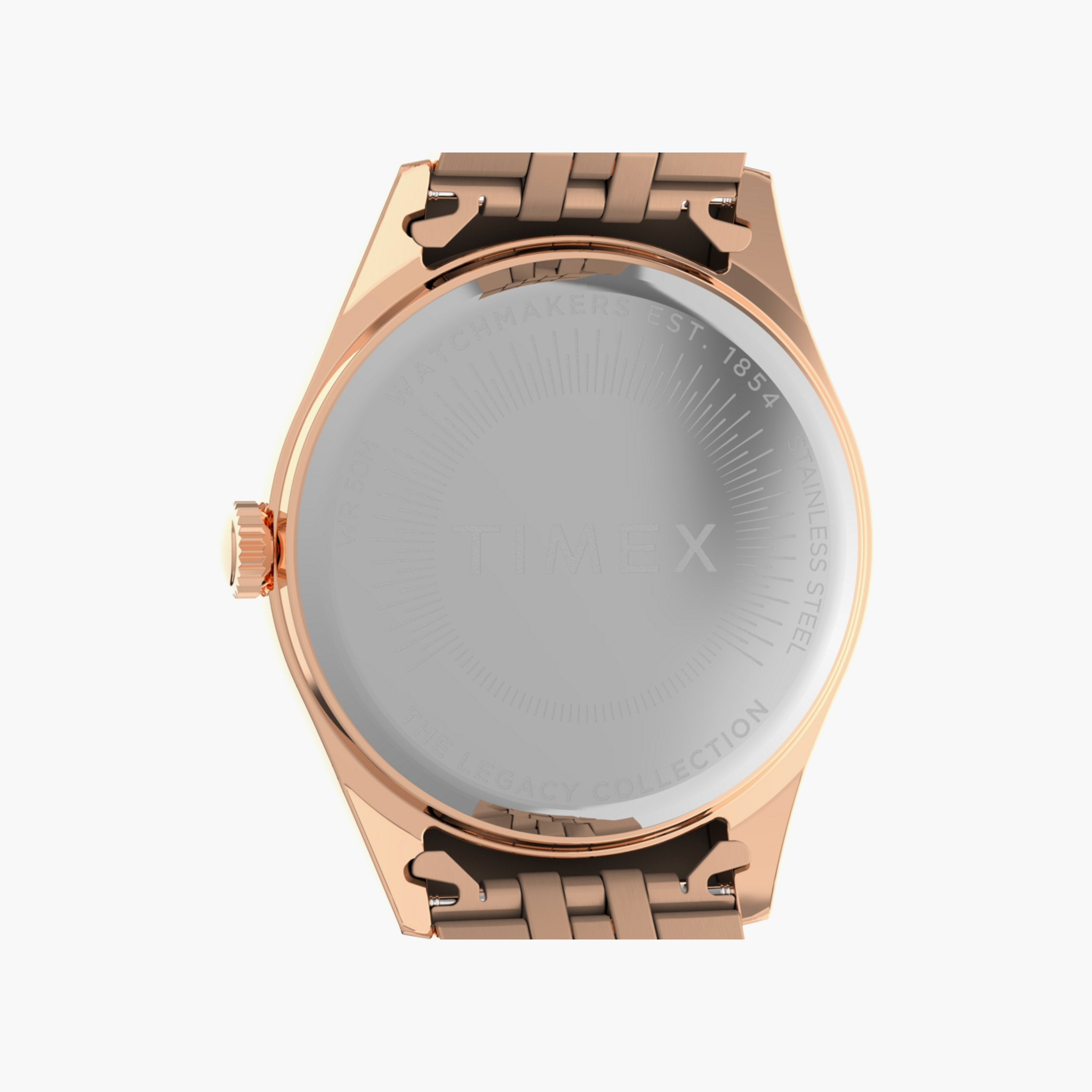 تايمكس ساعة يد نسائية 36 مم ذهبية وردية أنالوج ستانلس ستيل | TW2W32200-women-watchesandjewellery-watches-image-3