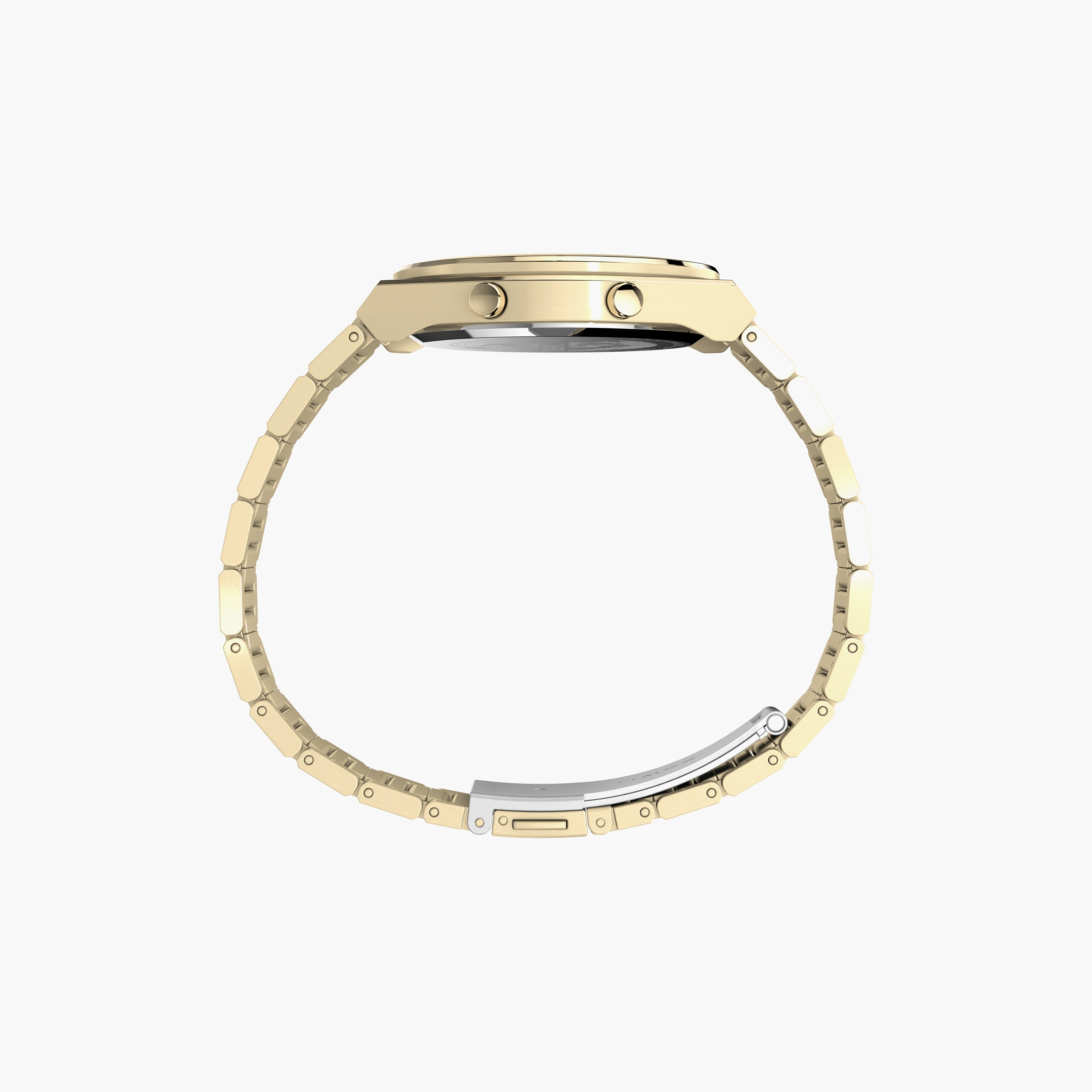 تايمكس ساعة يد رجالية 39 مم ذهبية رقمية ستانلس ستيل | TW2Y09700-men-watchesandjewellery-watches-image-2
