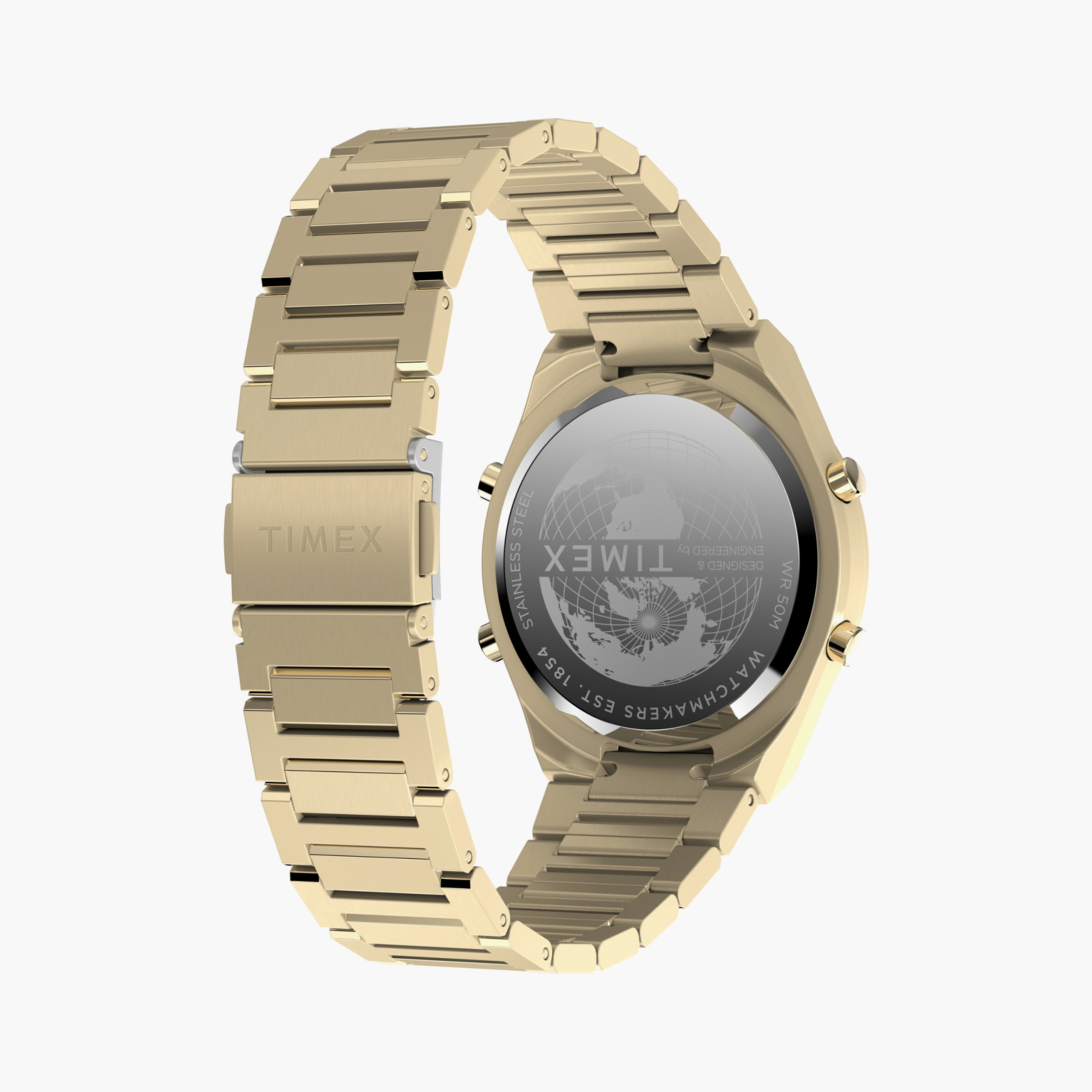 Timex Men's 39 MM Gold Digital Stainless Steel Watch | TW2Y09700-men-watchesandjewellery-watches-image-4