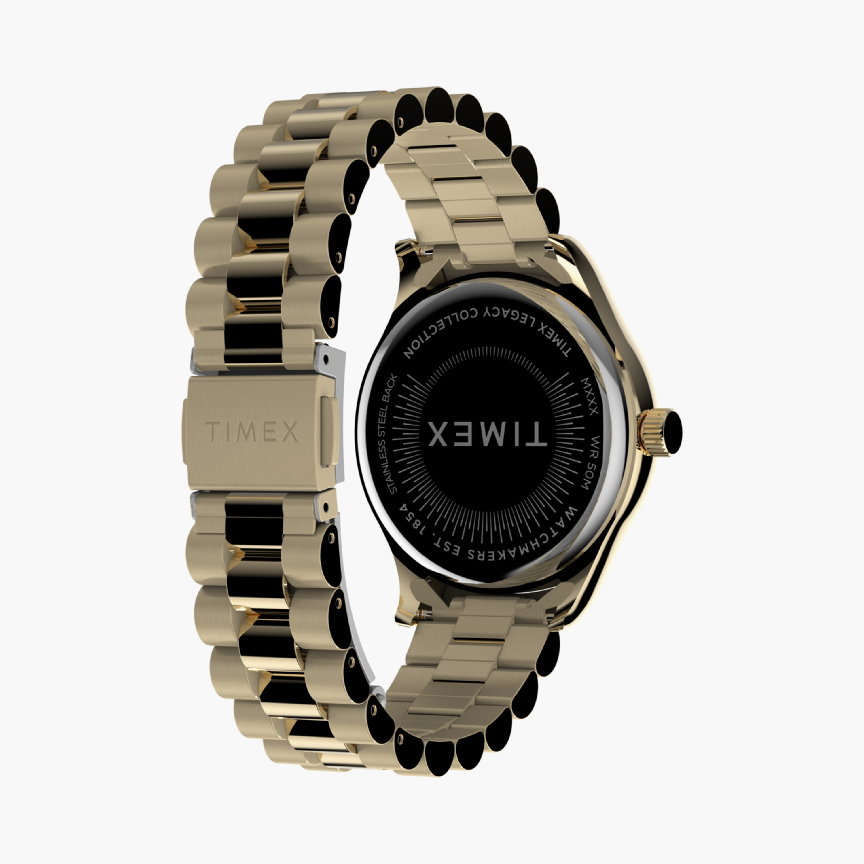 تايمكس ساعة يد نسائية 34 مم فضية أنالوج ستانلس ستيل | TW2W85300-women-watchesandjewellery-watches-image-4