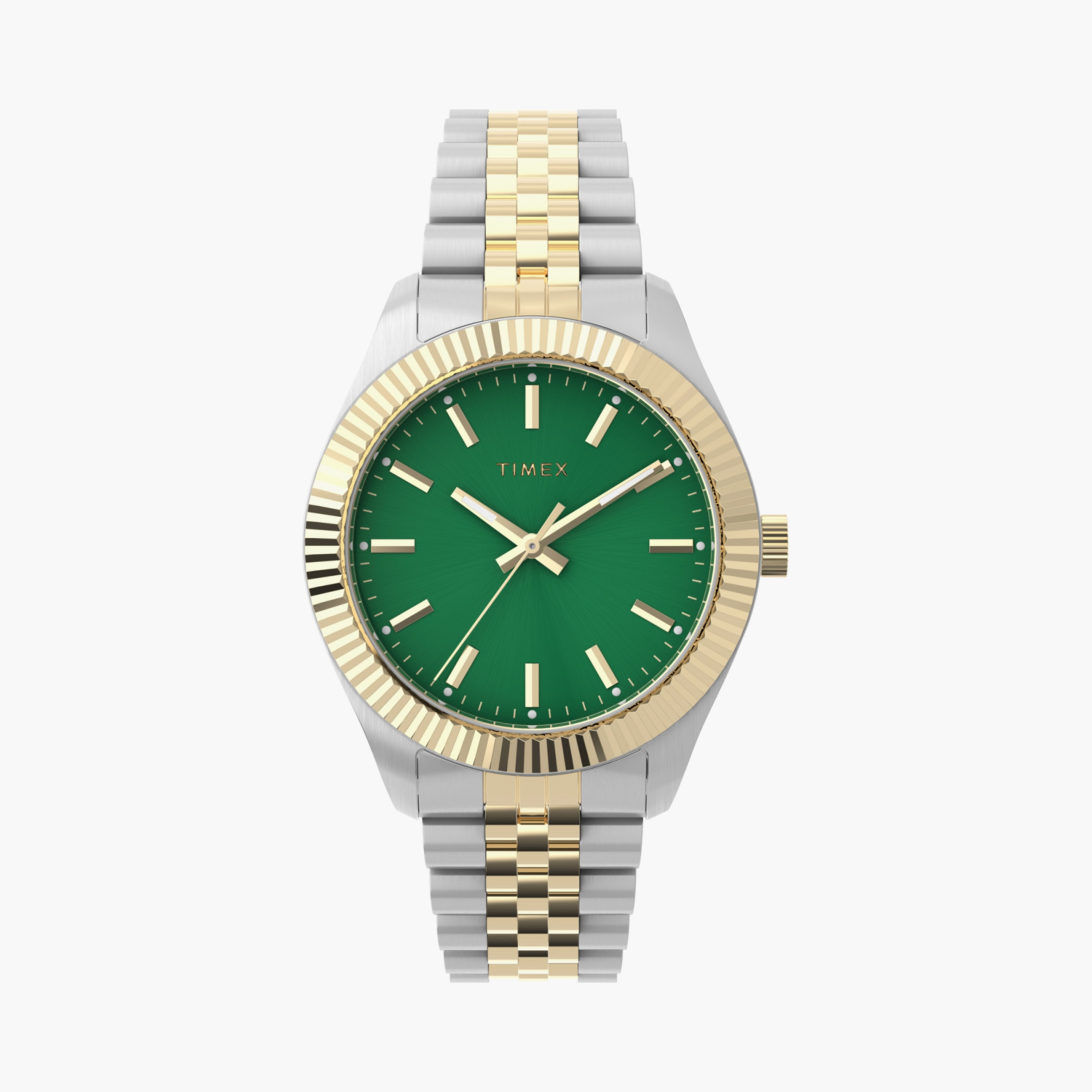 تايمكس ساعة يد نسائية 36 مم فضية وذهبية أنالوج ستانلس ستيل | TW2W87400-women-watchesandjewellery-watches-image-1