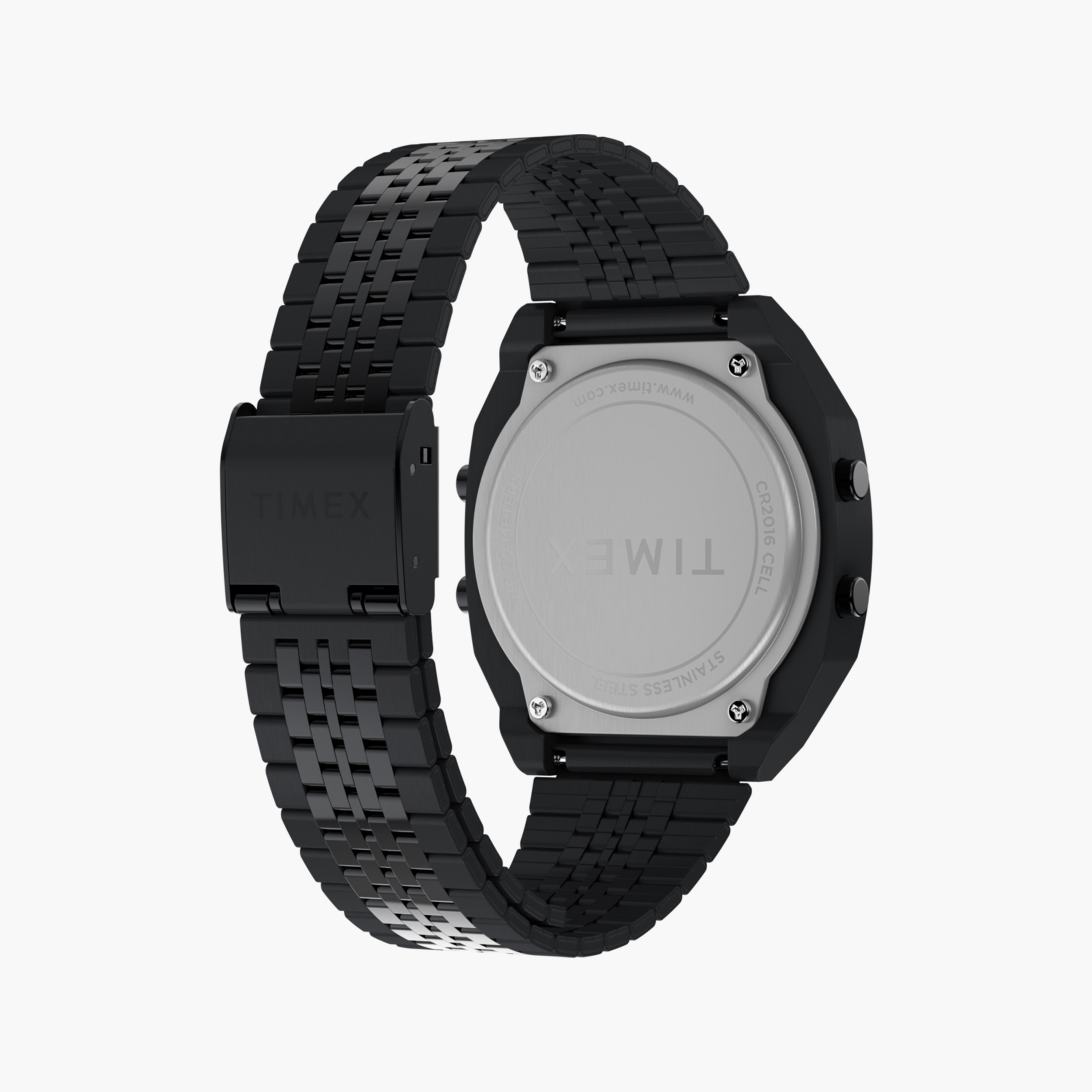 Timex Men's 36 MM Black Digital Stainless Steel Watch | TW2W91600-men-watchesandjewellery-watches-image-4