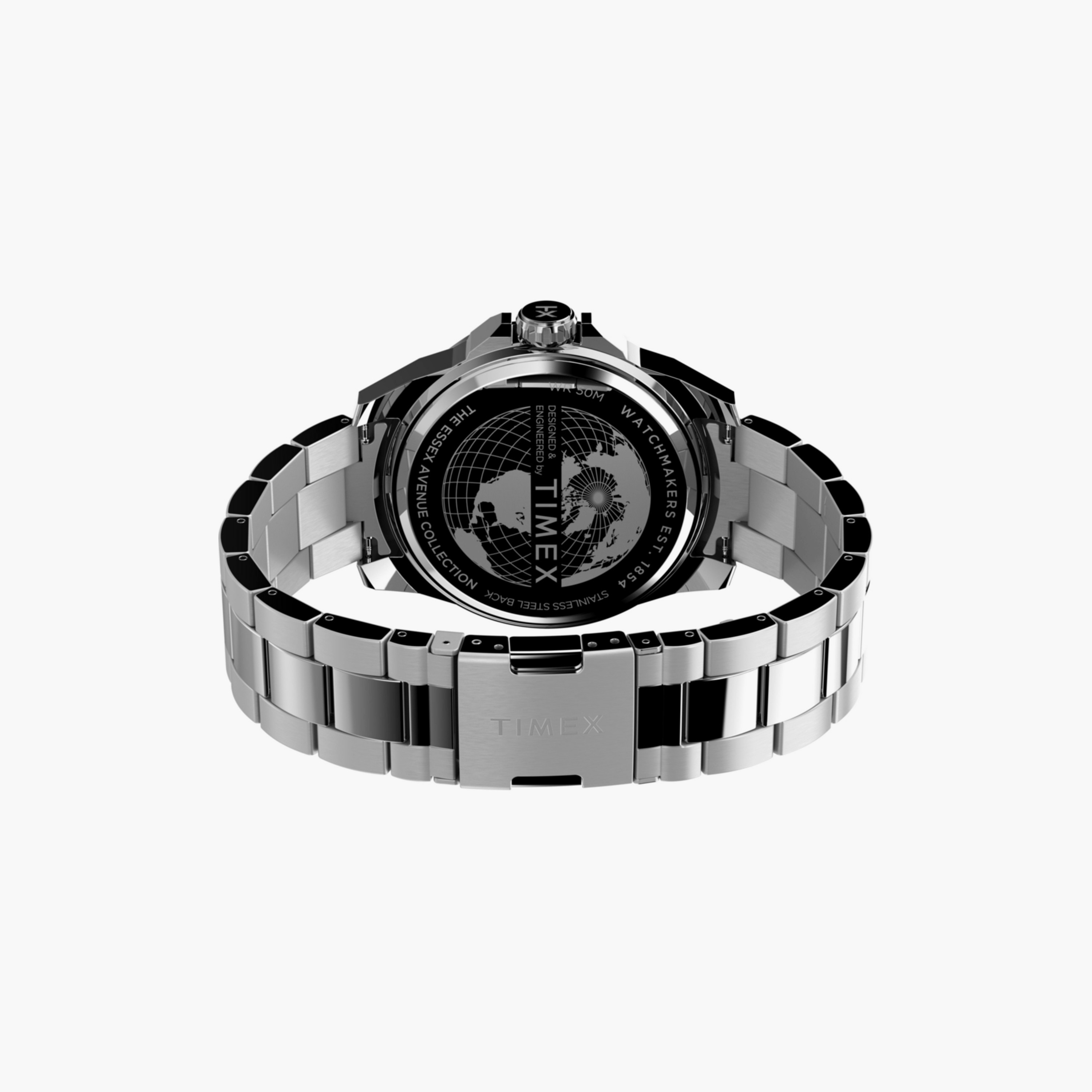 Timex Men's 46 MM Silver Analog Stainless Steel Watch | TW2W13900-men-watchesandjewellery-watches-image-4