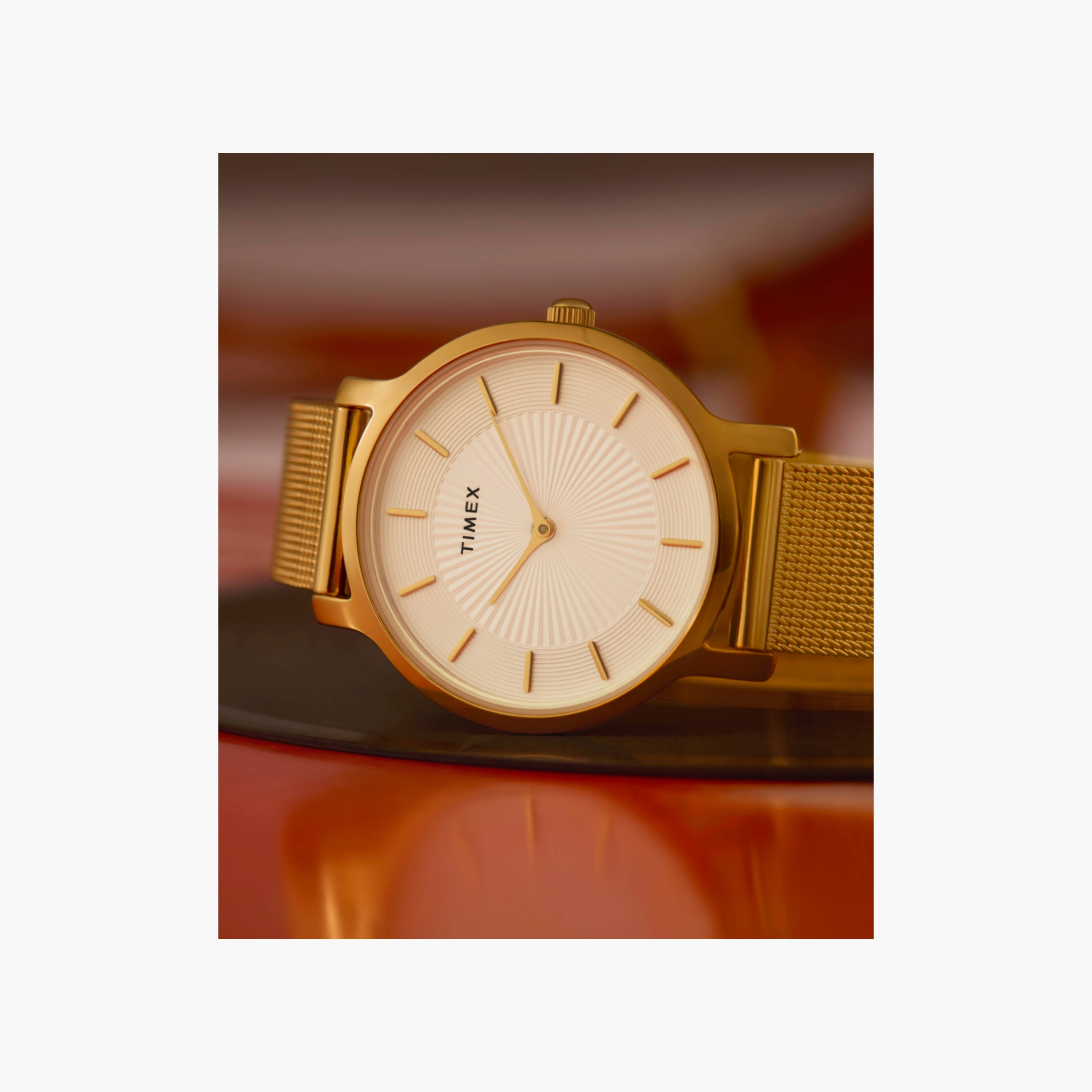 تايمكس ساعة يد نسائية 34 مم فضية أنالوج ستانلس ستيل | TW2Y10100-women-watchesandjewellery-watches-image-6